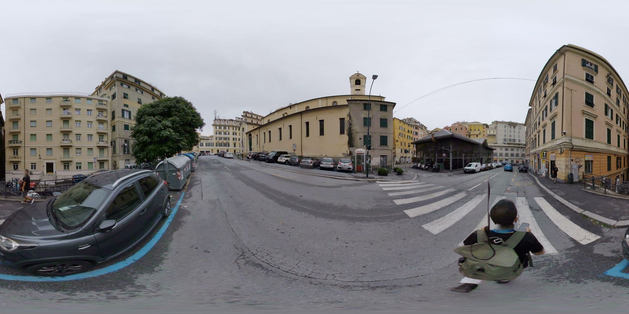 Street view near Il Riposo del Guerriero Guesthouse, Genoa — © mapconcierge (CC BY-SA · Mapillary)