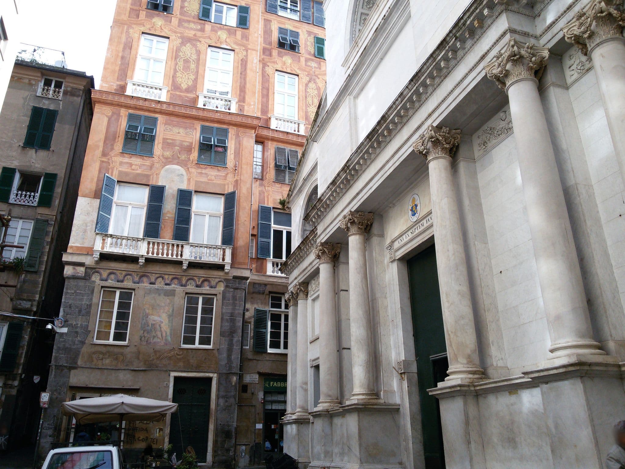 Street view near Fornaro Apartment, Genoa — © ale_zena_it (CC BY-SA · Mapillary)