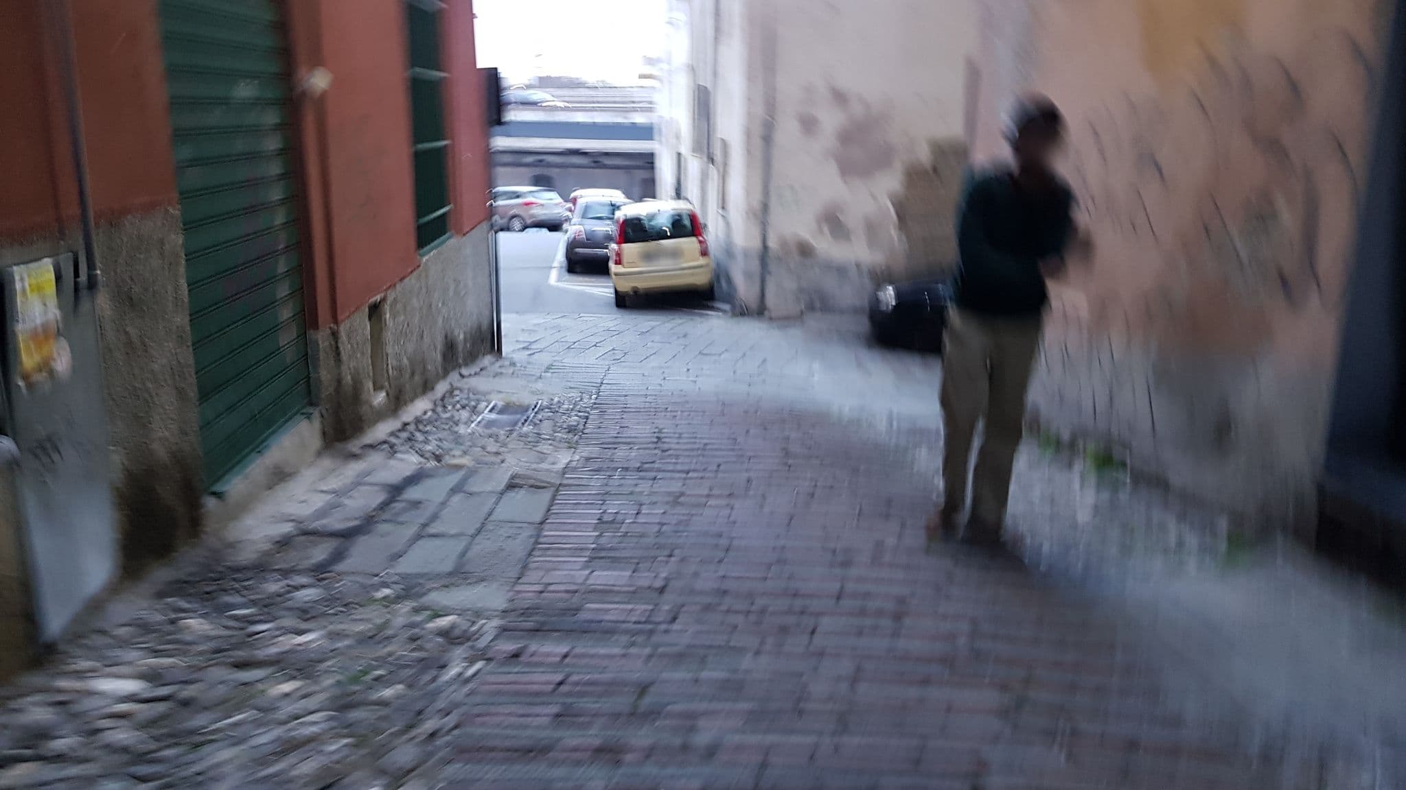 Street view near Al Chiostro Guesthouse, Genoa — © ale_zena_it (CC BY-SA · Mapillary)