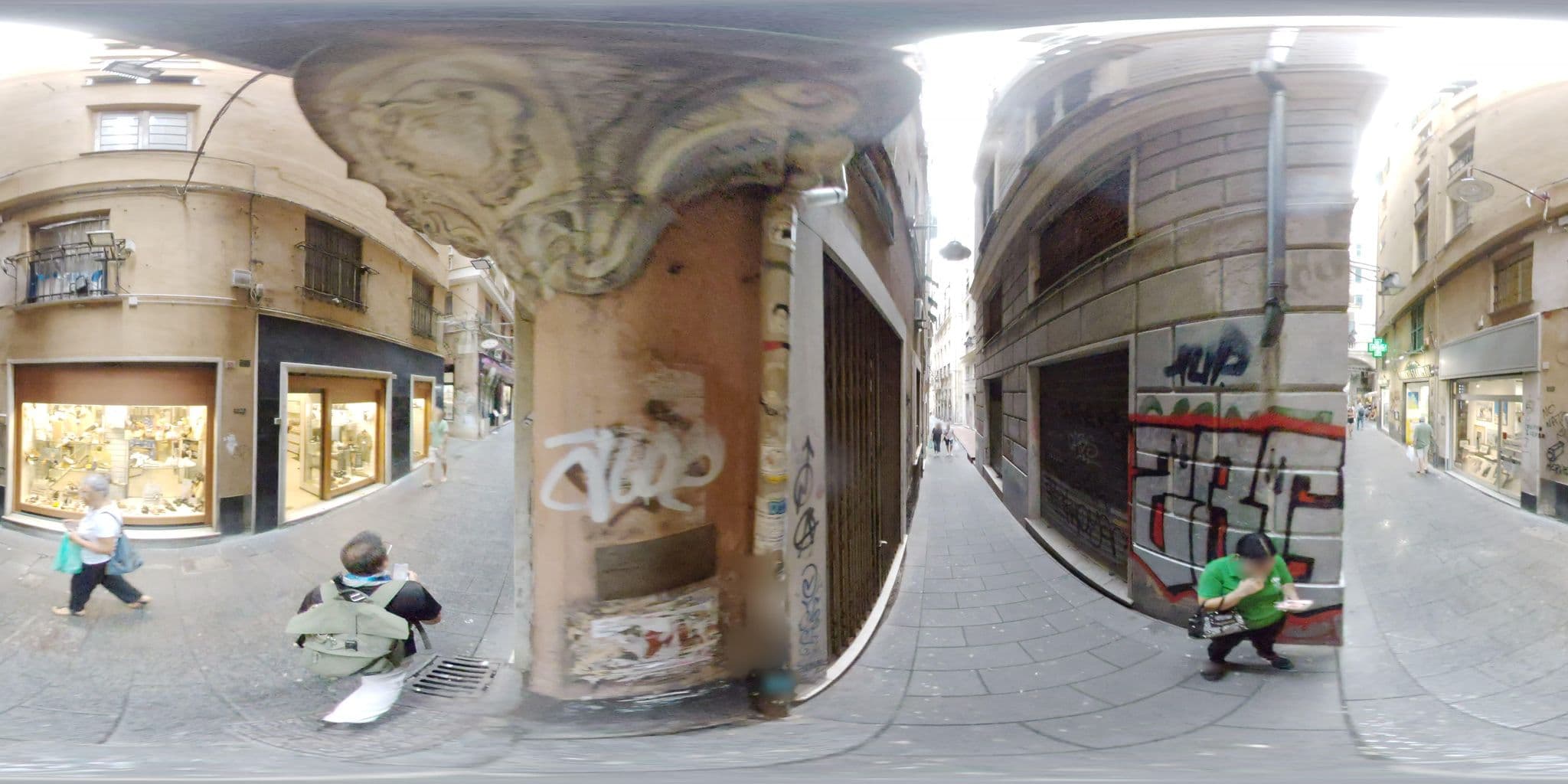 Street view near U Genova, Genoa — © mapconcierge (CC BY-SA · Mapillary)