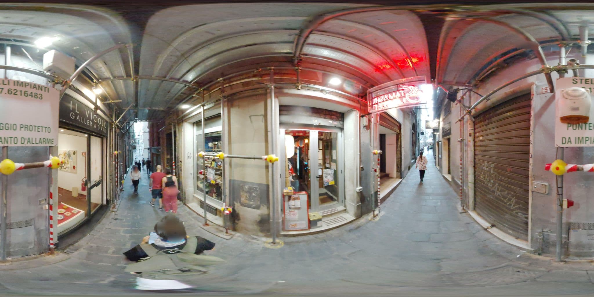 Street view near Albergo Panson, Genoa — © mapconcierge (CC BY-SA · Mapillary)