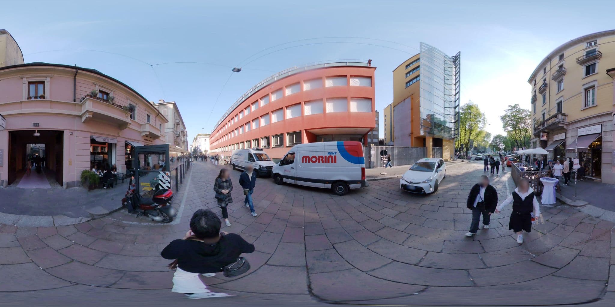 Street view near T34 Bed and Breakfast, Milan — © mapconcierge (CC BY-SA · Mapillary)
