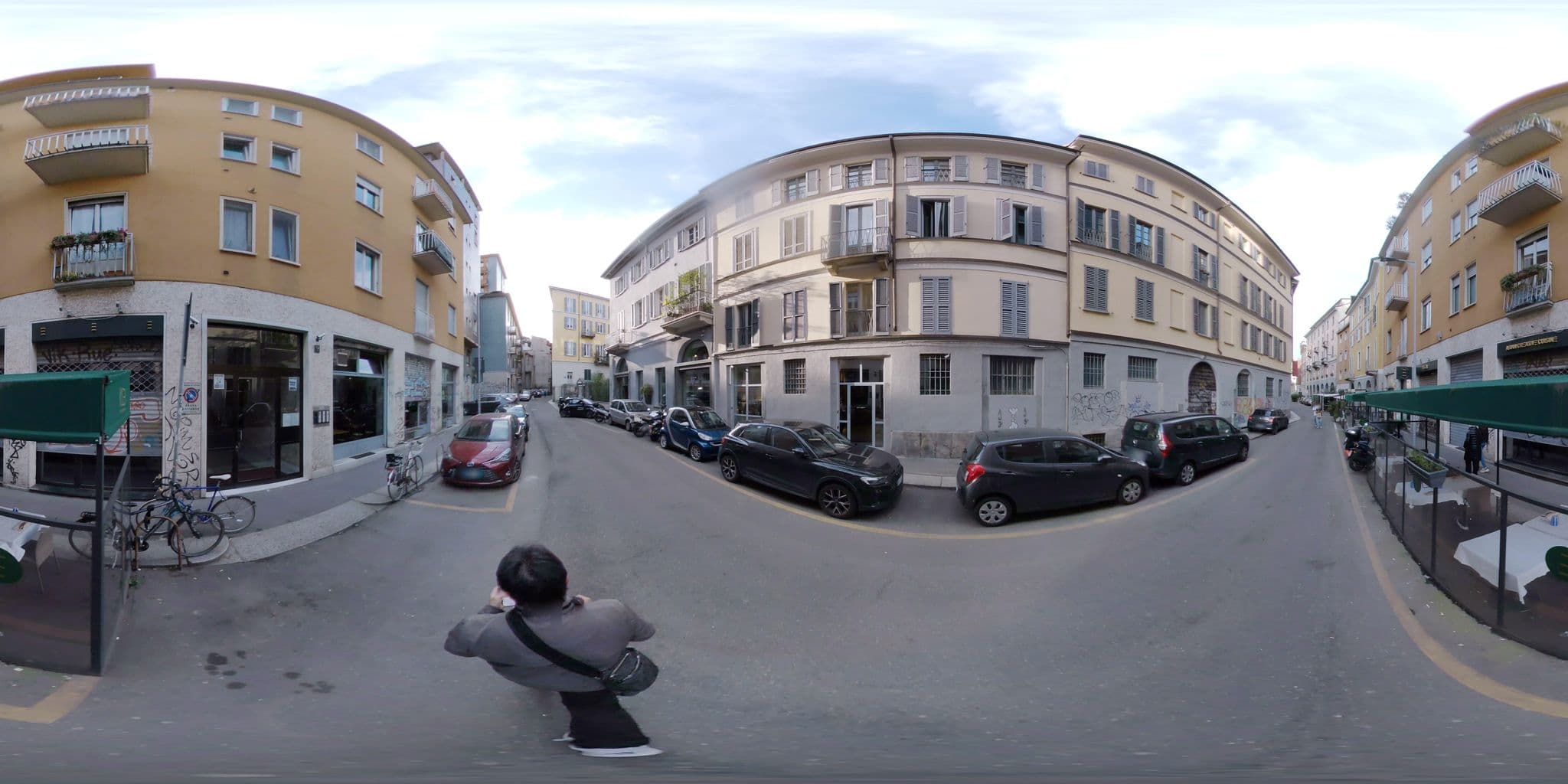 Street view near Crown Plaza Malpensa Hotel Milan, Milan — © mapconcierge (CC BY-SA · Mapillary)