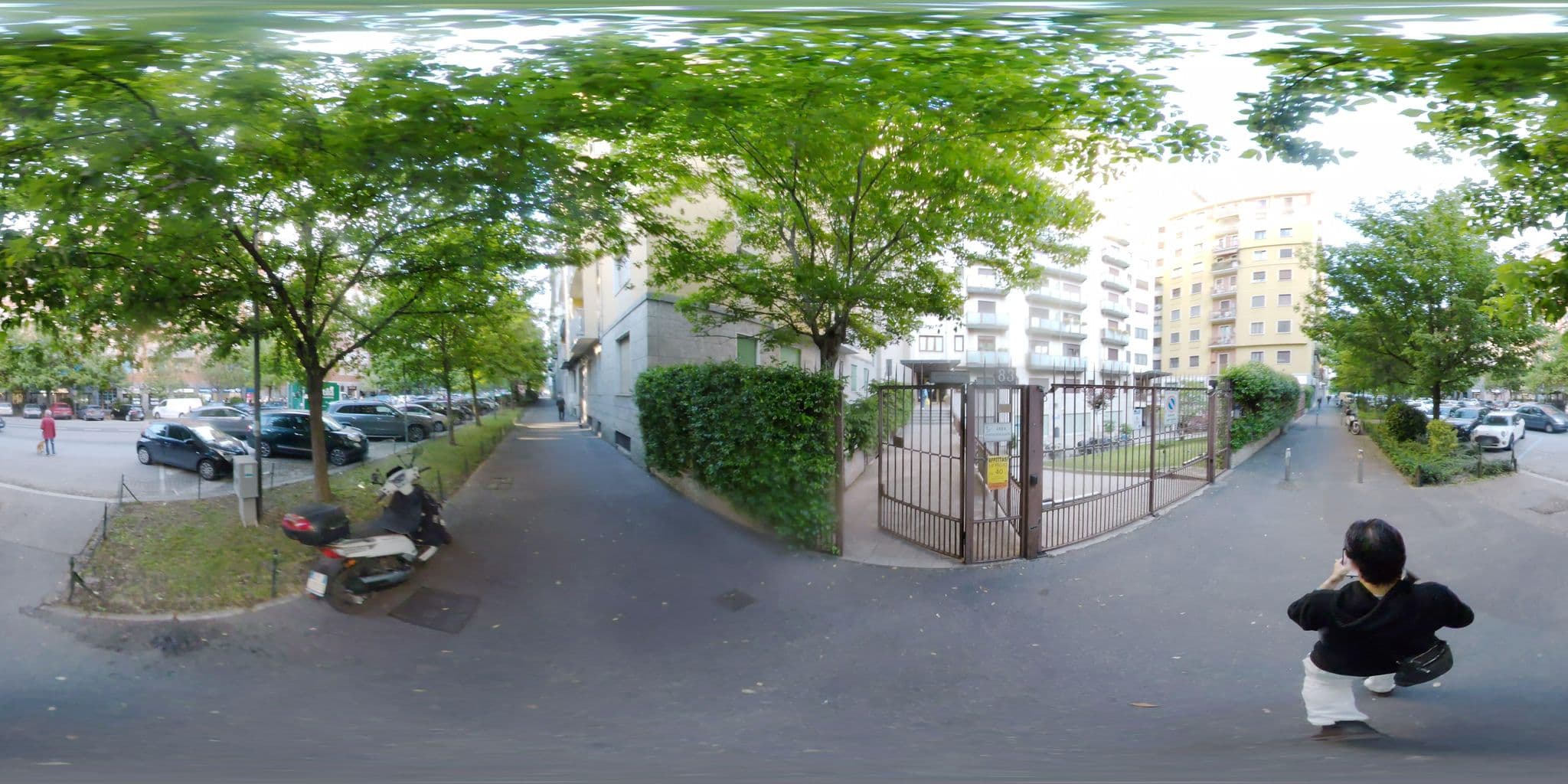 Street view near Appartamento Washington 84, Milan — © mapconcierge (CC BY-SA · Mapillary)
