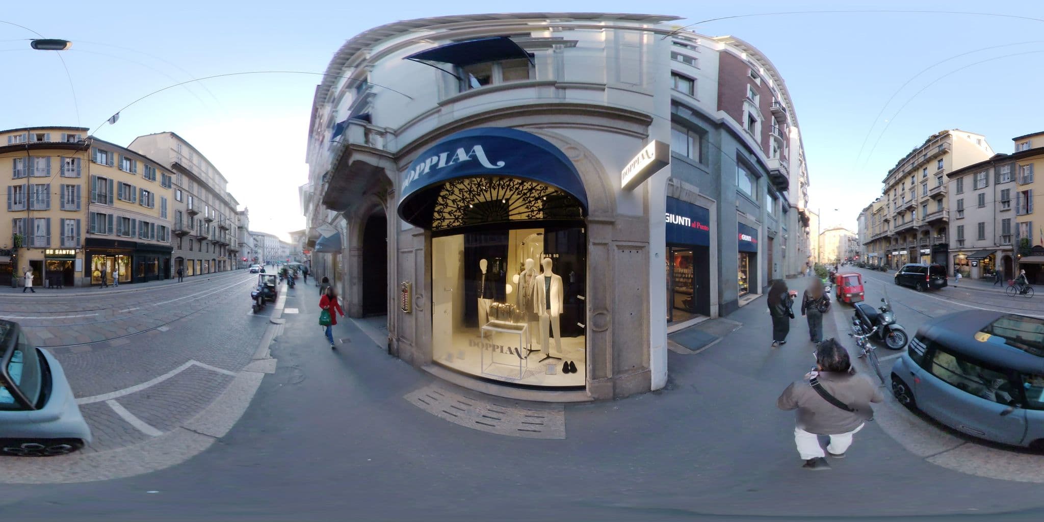 Street view near Sforza Apartment Near Duomo, Milan — © mapconcierge (CC BY-SA · Mapillary)