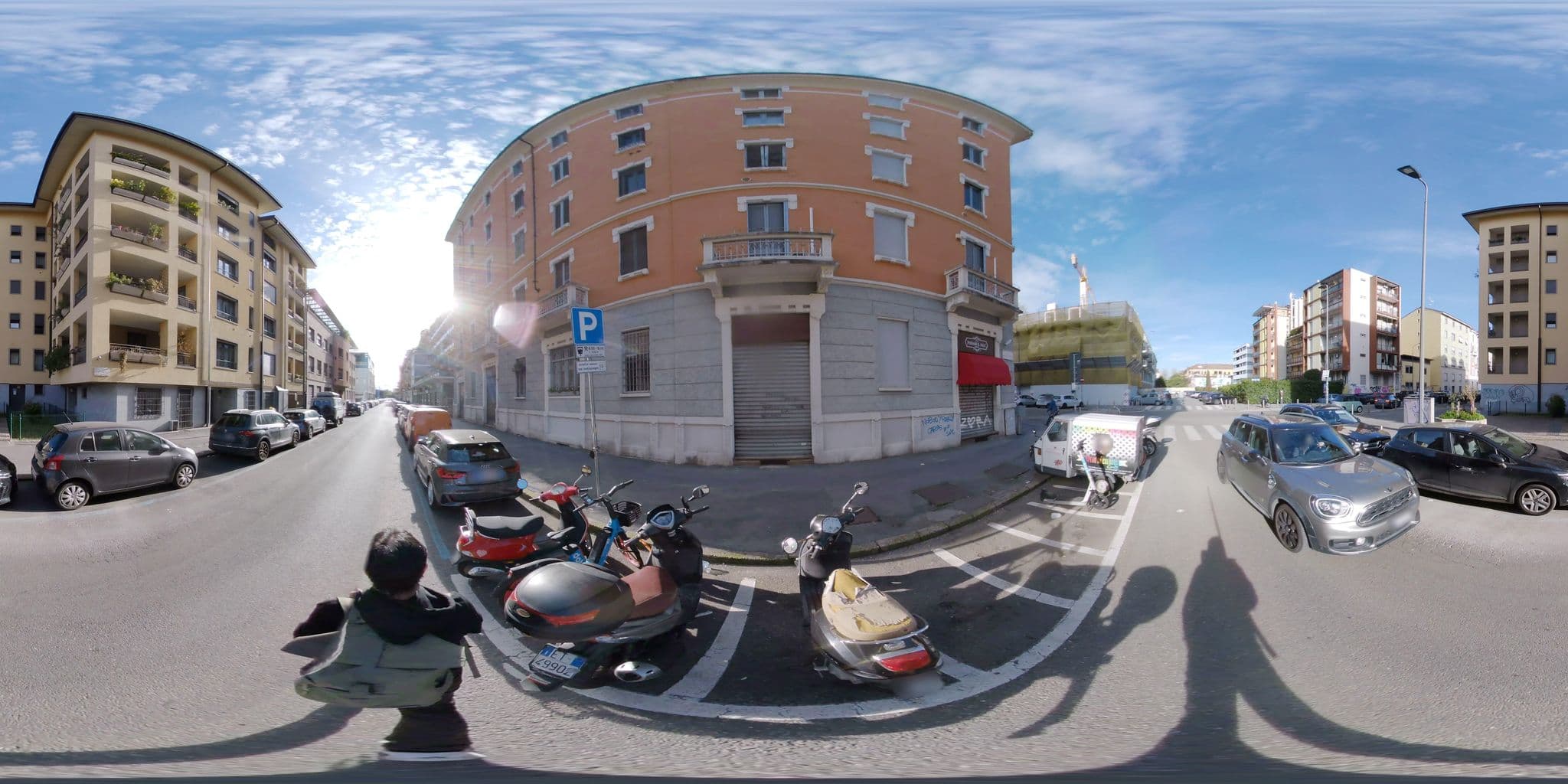 Street view near Italianway-Villoresi, Milan — © mapconcierge (CC BY-SA · Mapillary)