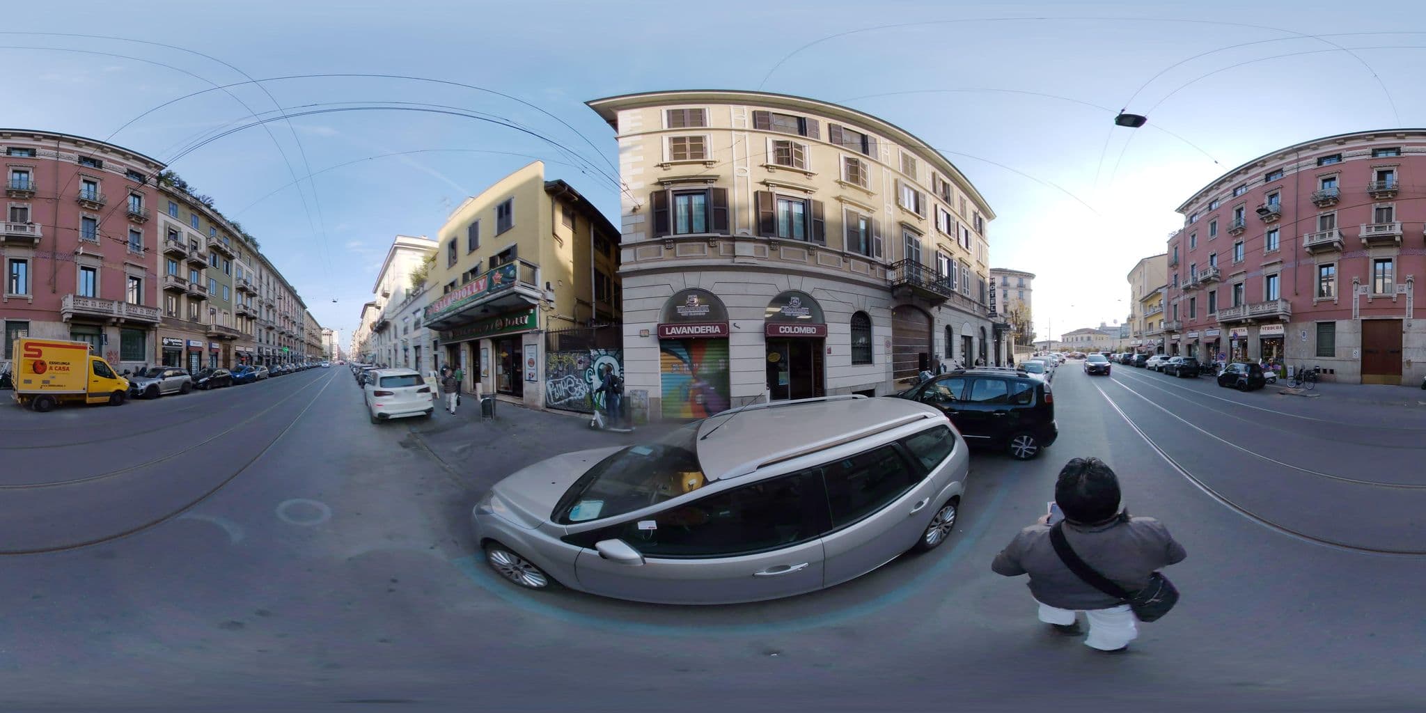 Street view near Hotel Minerva Milano, Milan — © mapconcierge (CC BY-SA · Mapillary)