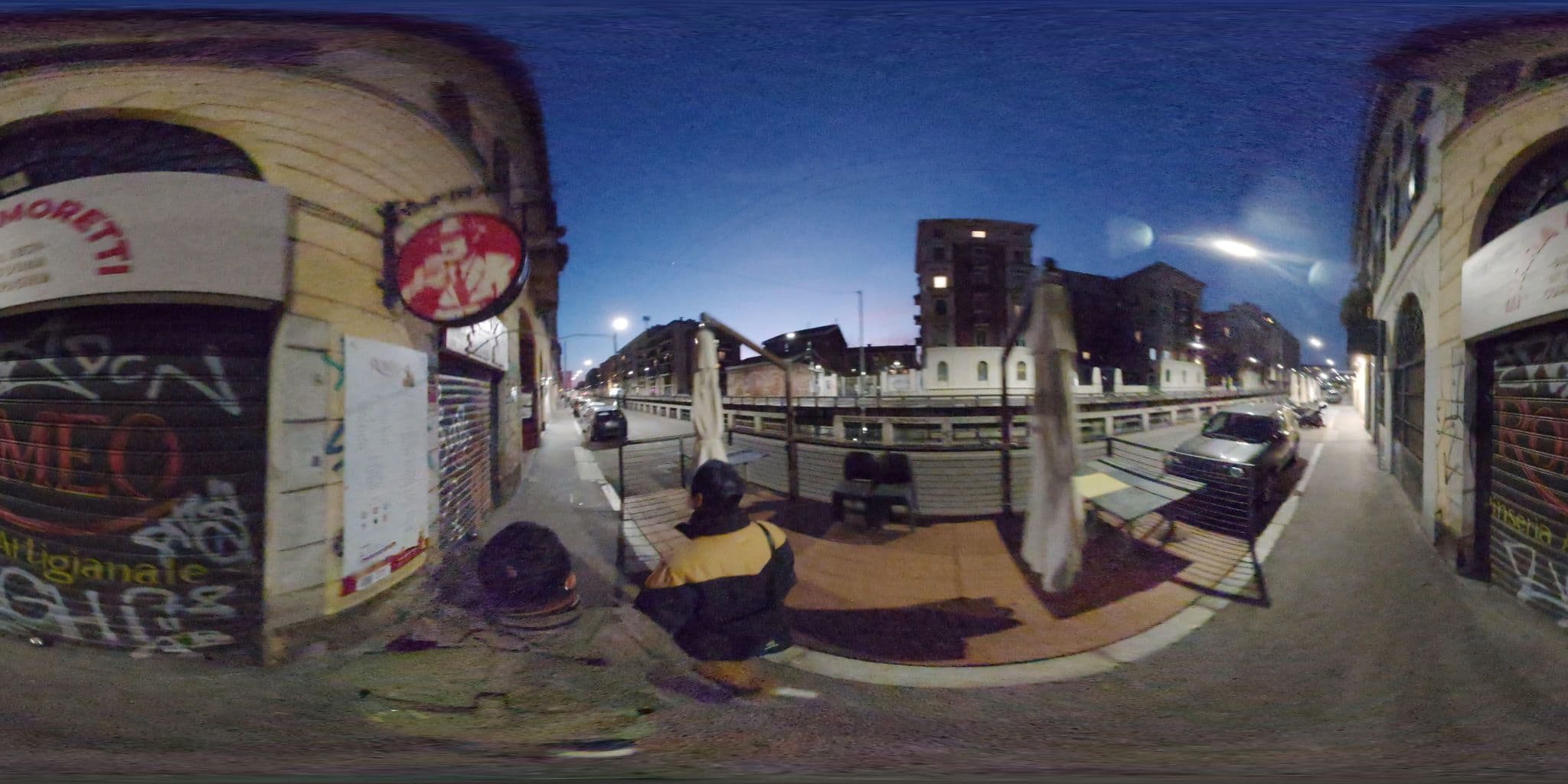Street view near Charming Navigli, Milan — © mapconcierge (CC BY-SA · Mapillary)