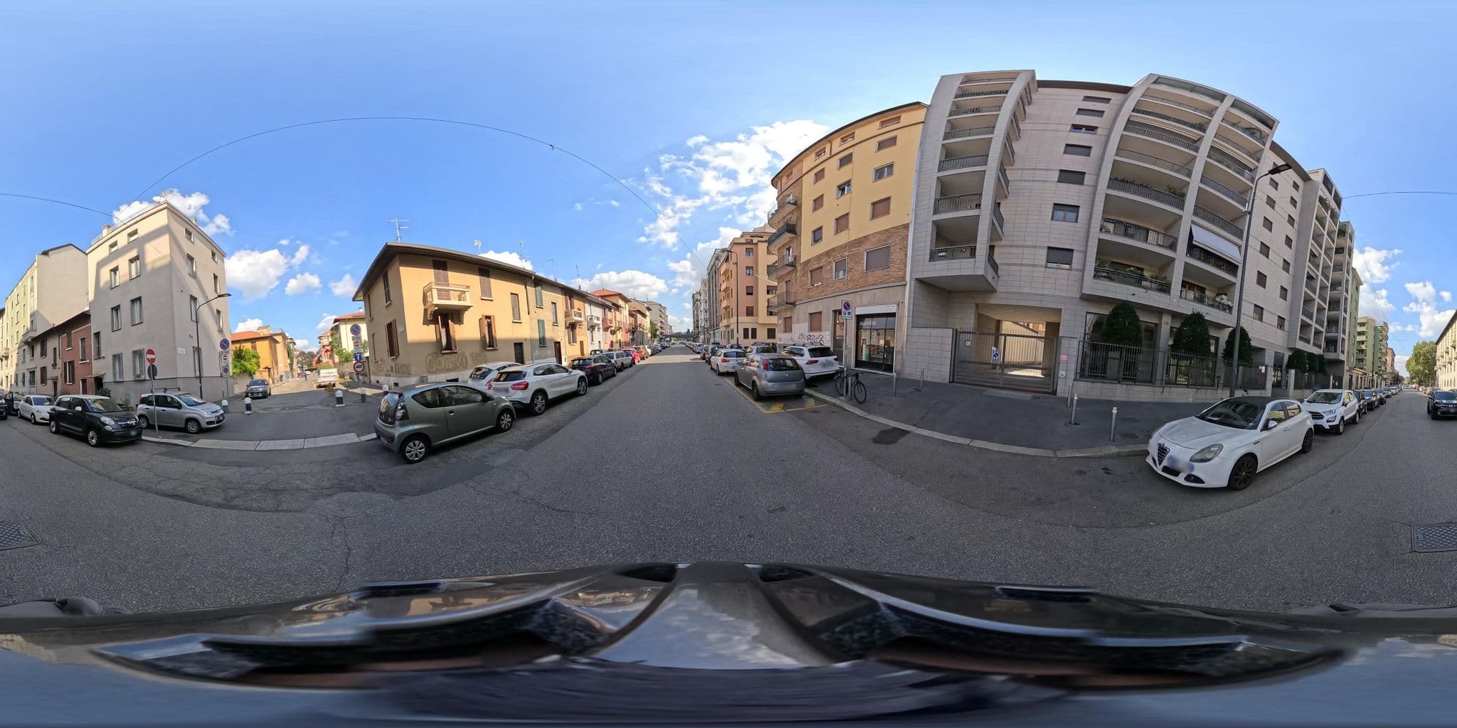 Street view near Italianway-Monte Generoso, Quartiere Otto — © jacopofar (CC BY-SA · Mapillary)