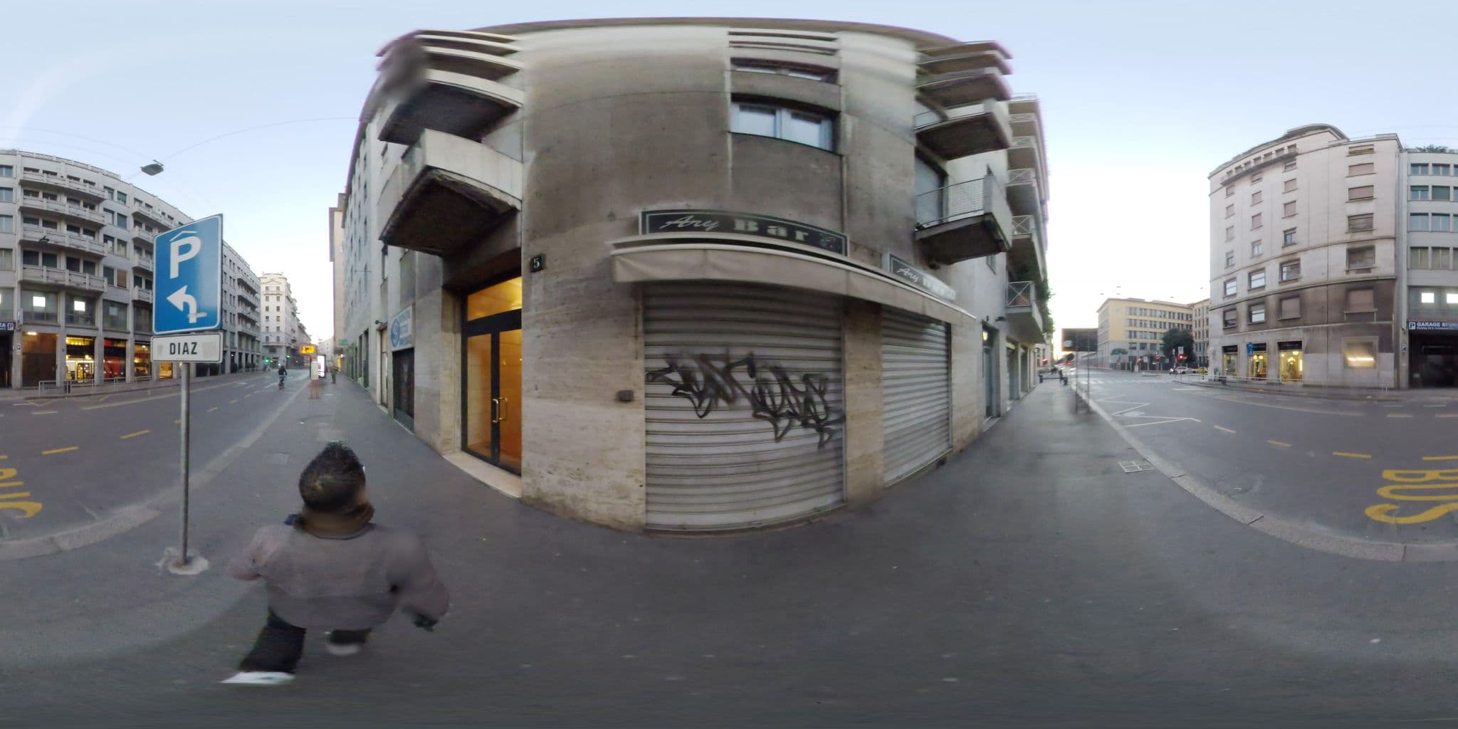 Street view near Italianway-Francesco Sforza, Milan — © mapconcierge (CC BY-SA · Mapillary)