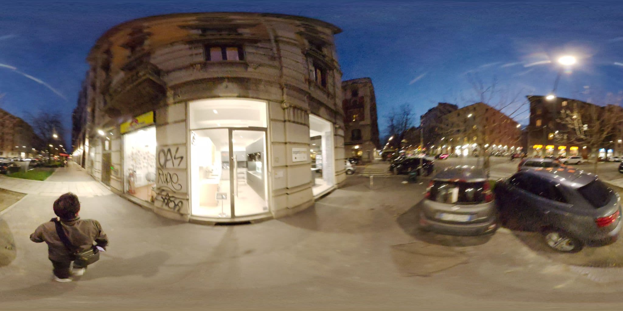 Street view near Active Rent Lazzaro Papi, Milan — © mapconcierge (CC BY-SA · Mapillary)