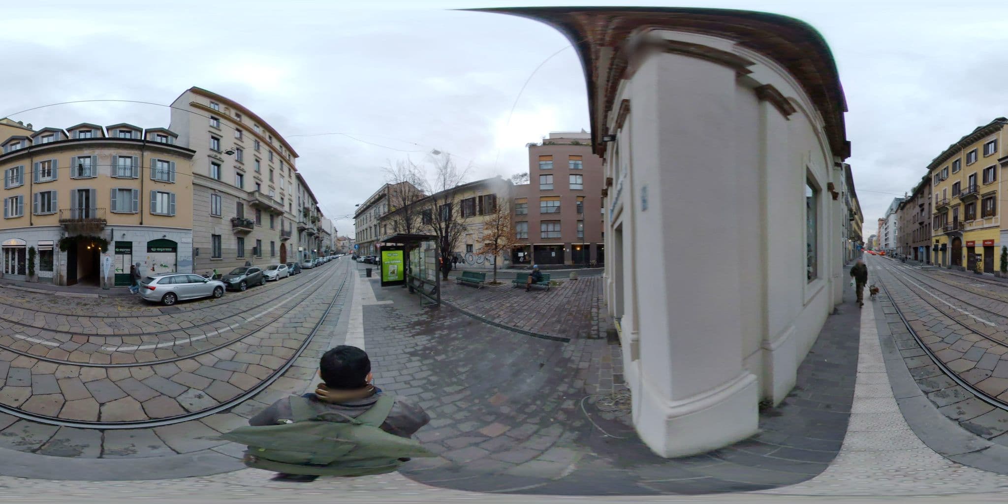 Street view near Hotel Crivis, Milan — © mapconcierge (CC BY-SA · Mapillary)