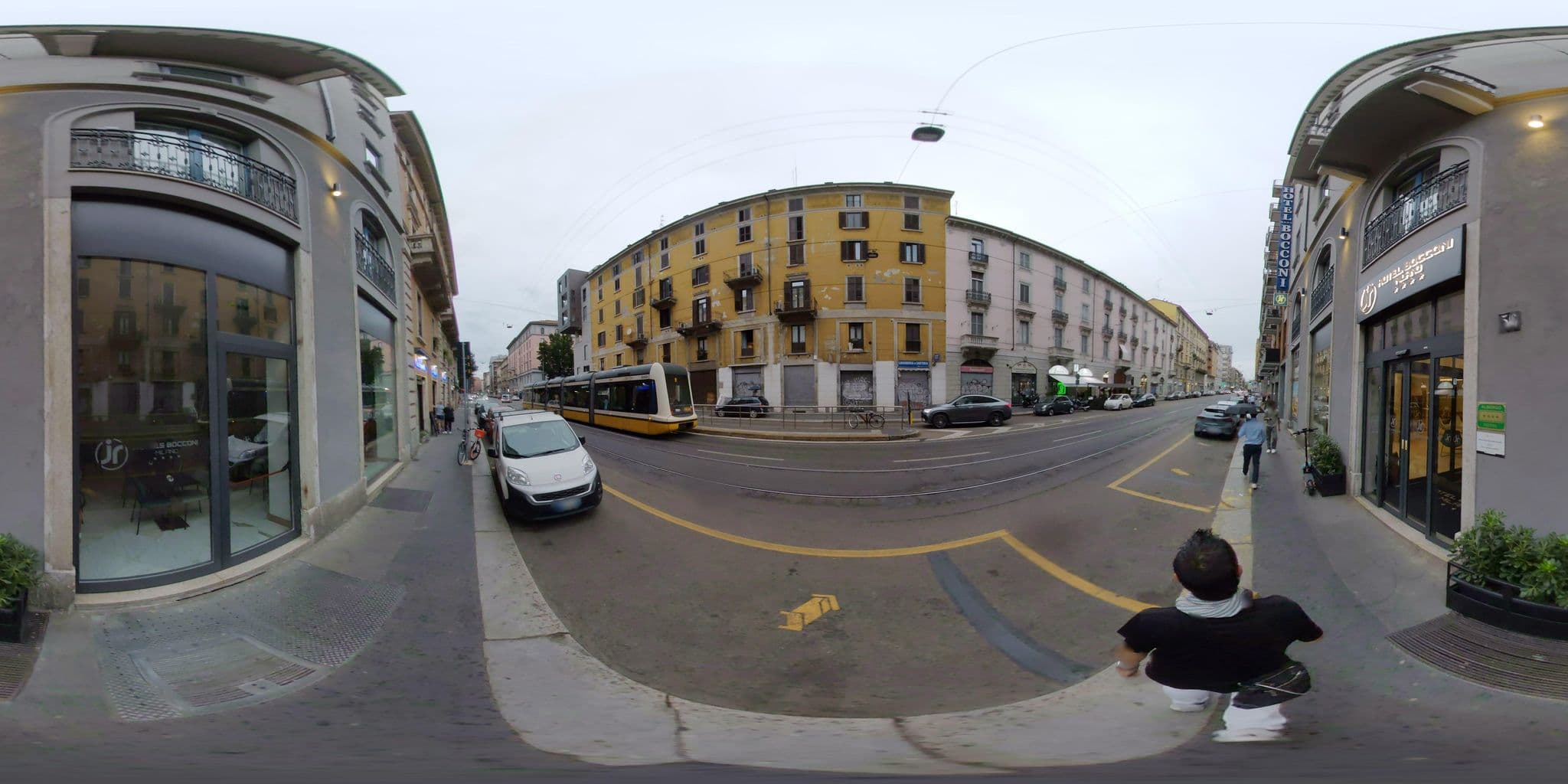 Street view near Top Liberty Hotel Milan, Milan — © mapconcierge (CC BY-SA · Mapillary)