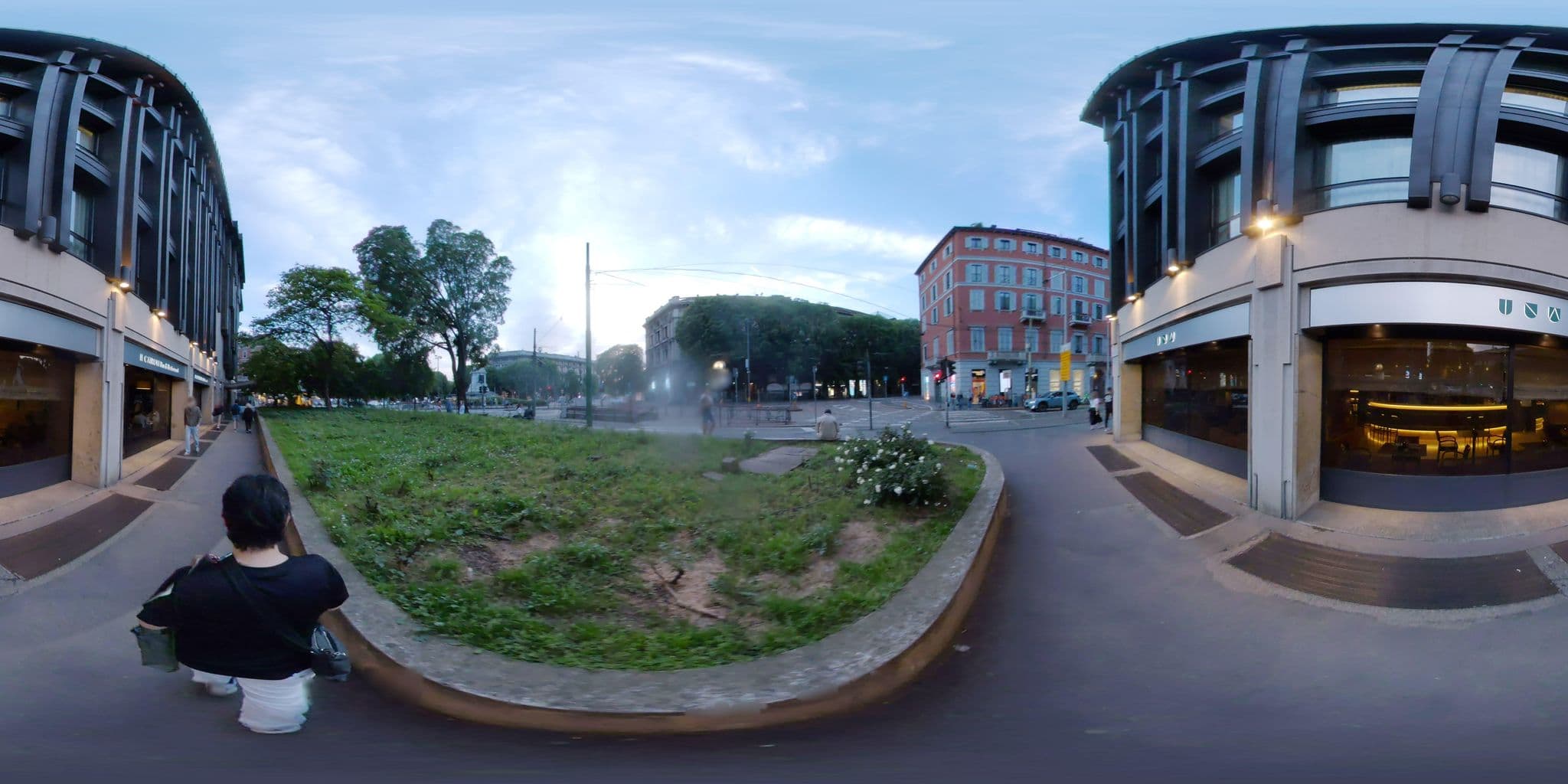 Street view near Castello Duomo Milano, Brera — © mapconcierge (CC BY-SA · Mapillary)