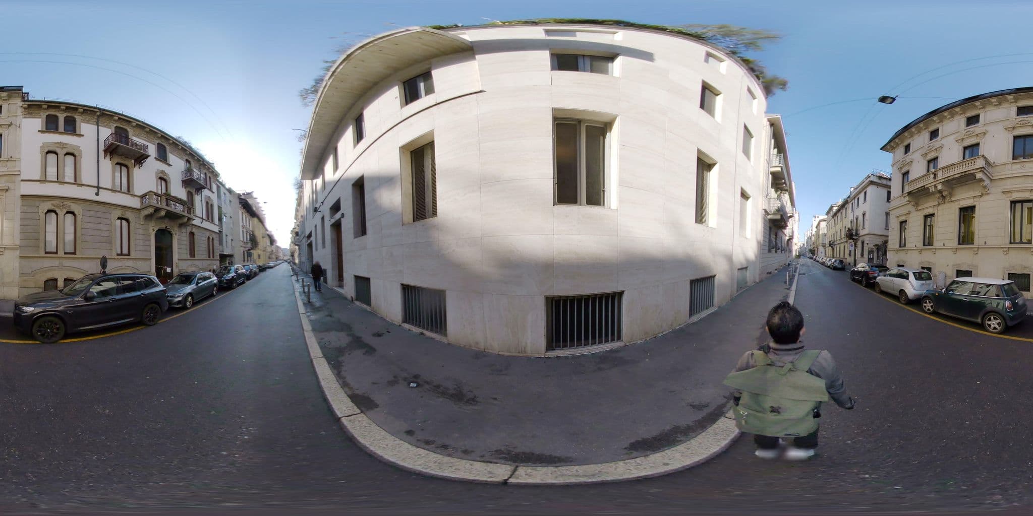 Street view near La Piece Apartment, Milan — © mapconcierge (CC BY-SA · Mapillary)