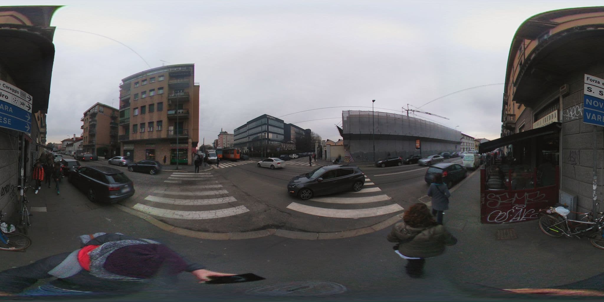 Street view near b&b In Milano, Milan — © scarpolimi (CC BY-SA · Mapillary)