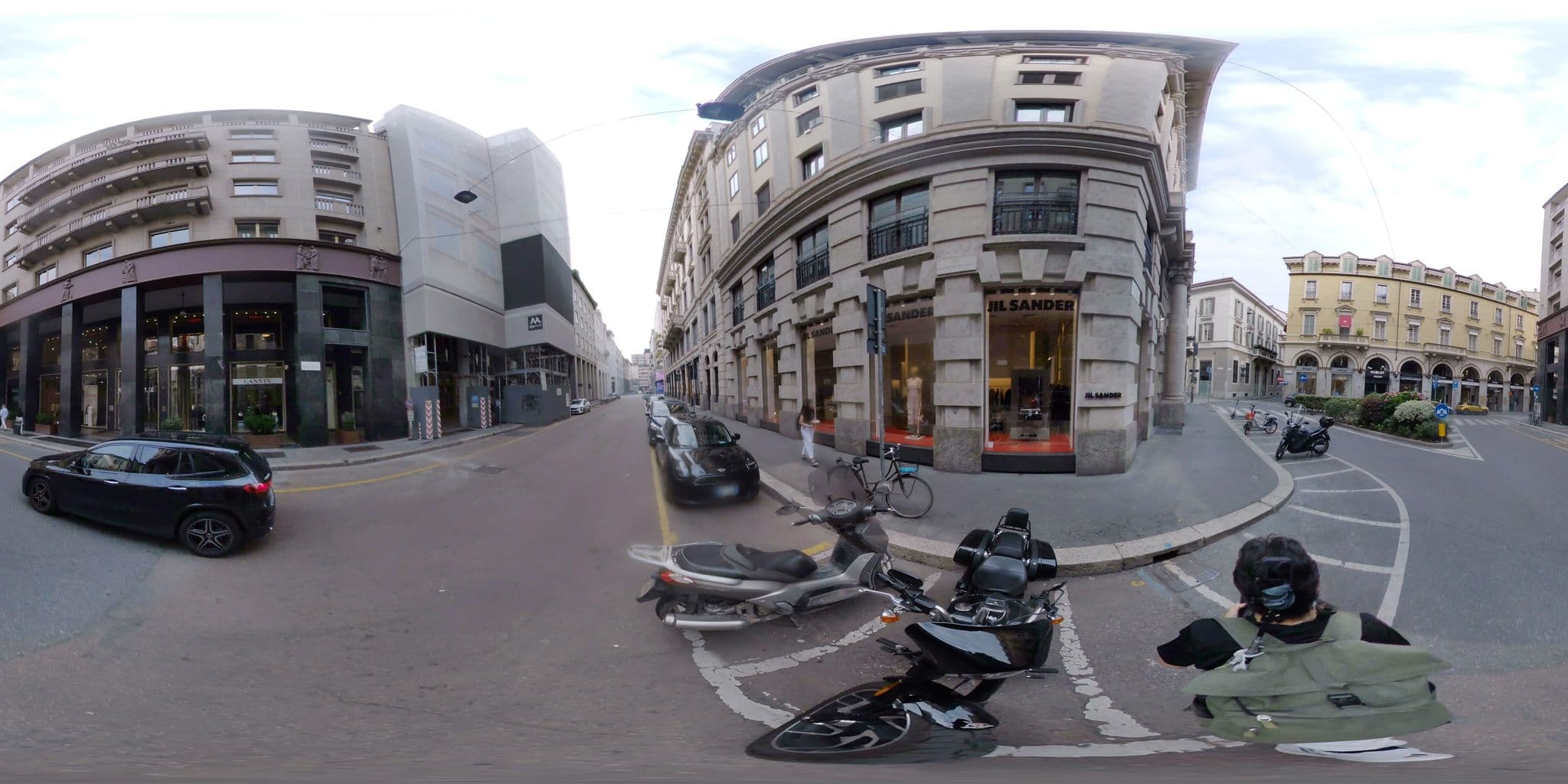 Street view near TownHouse Galleria Milan, Milan — © mapconcierge (CC BY-SA · Mapillary)