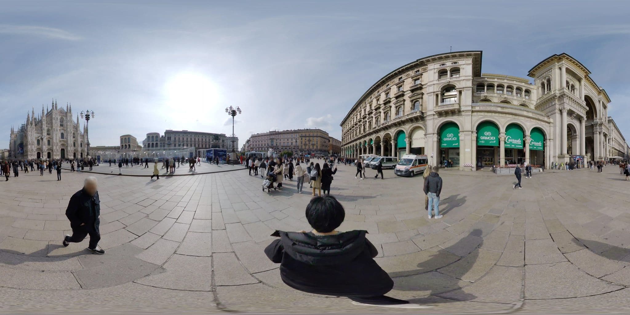 Street view near The Glamore Milano Hotel, Milan — © akiyoshiii213 (CC BY-SA · Mapillary)