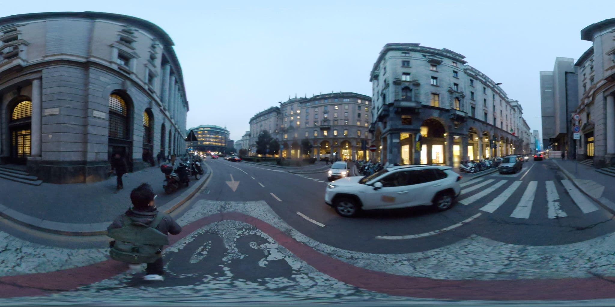 Street view near Autograph Collection Palazzo Matteotti, Milan — © mapconcierge (CC BY-SA · Mapillary)