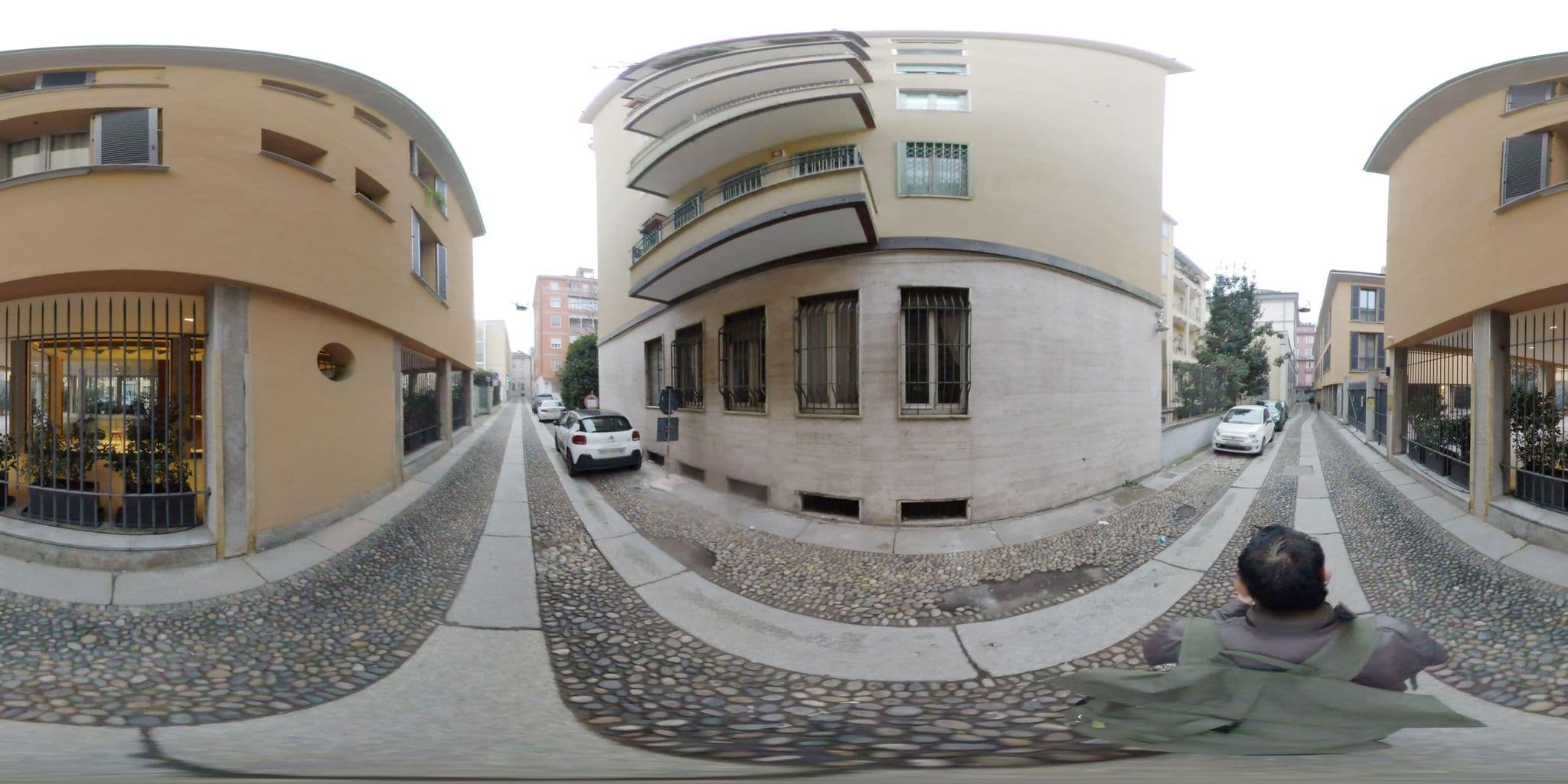Street view near Casa Brivia, Milan — © mapconcierge (CC BY-SA · Mapillary)