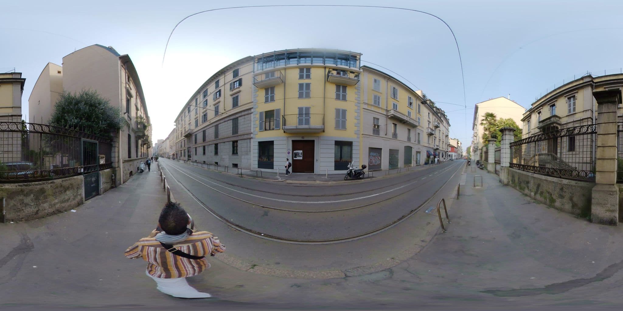 Street view near Ostello di Via Melzo, Brera — © mapconcierge (CC BY-SA · Mapillary)