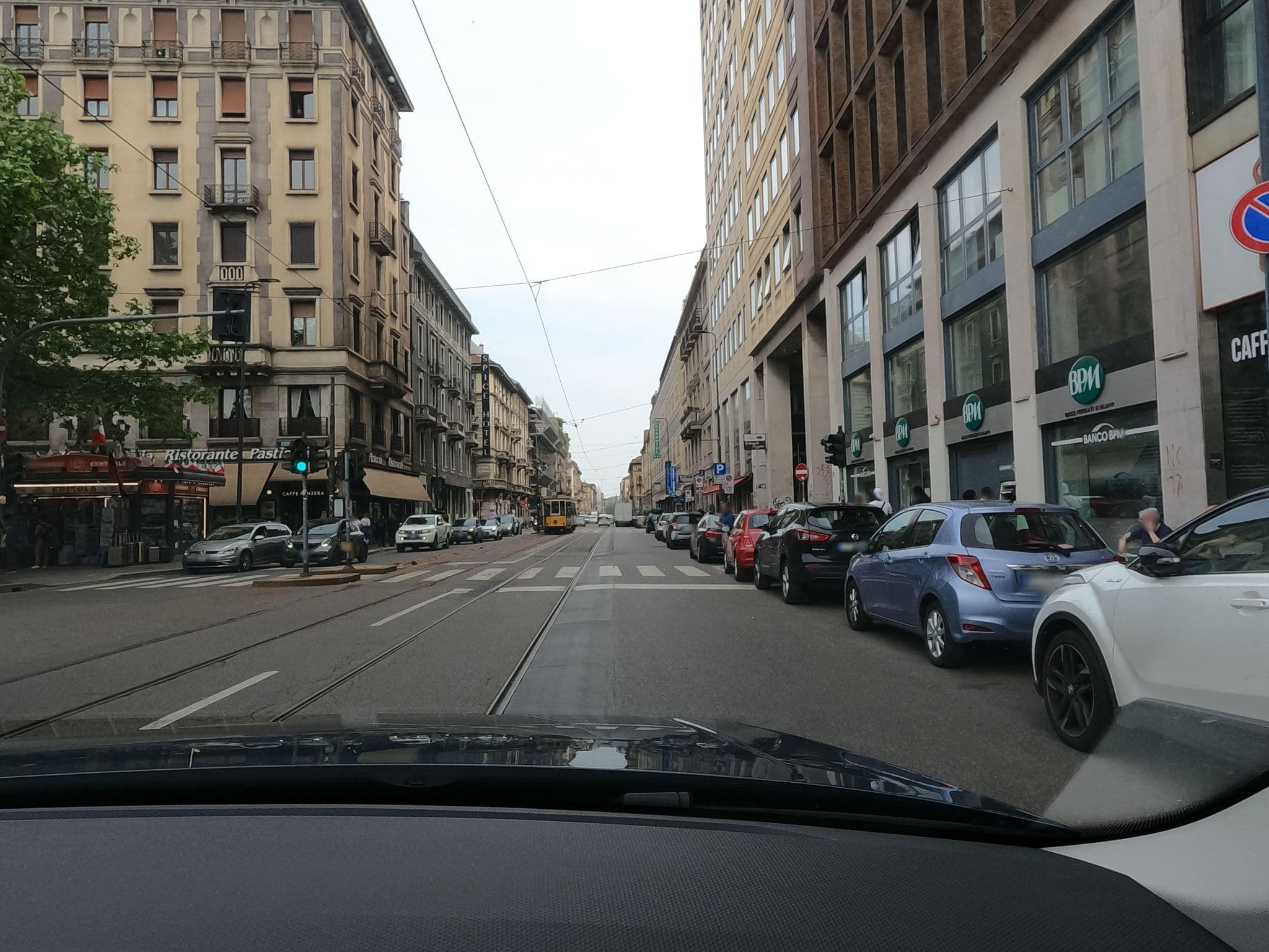 Street view near Hotel Esco Milano, Brera — © borovac (CC BY-SA · Mapillary)