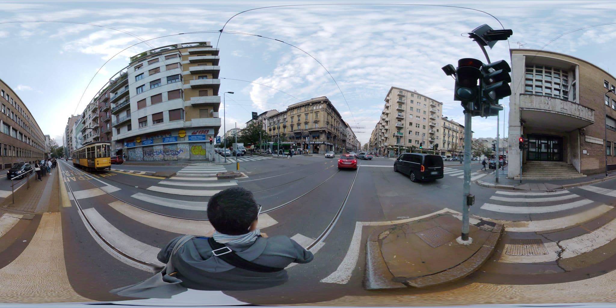 Street view near Hotel Beatrice, Brera — © mapconcierge (CC BY-SA · Mapillary)