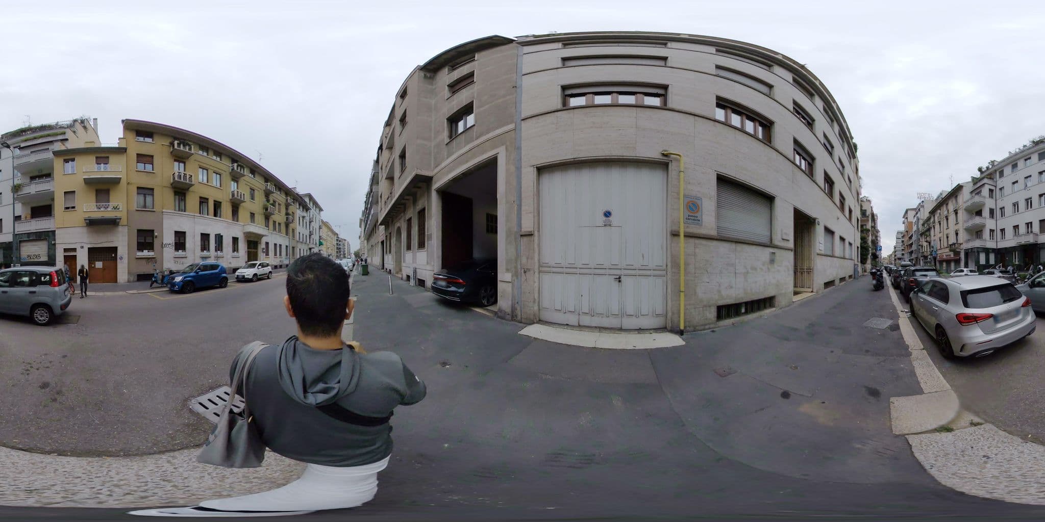 Street view near affitacamere central station, Brera — © mapconcierge (CC BY-SA · Mapillary)