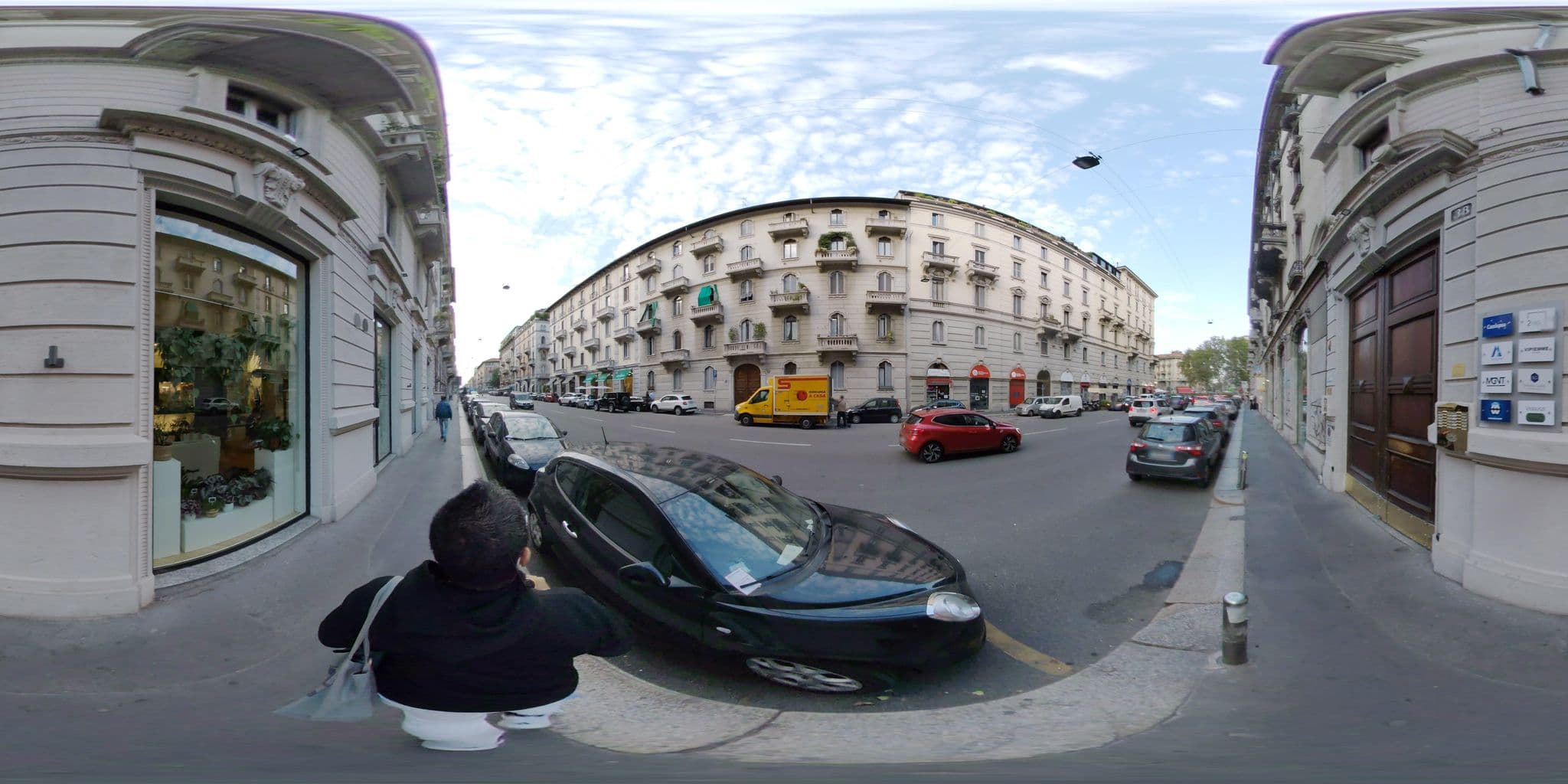 Street view near rentopolis porta venezia via plinio, Brera — © mapconcierge (CC BY-SA · Mapillary)