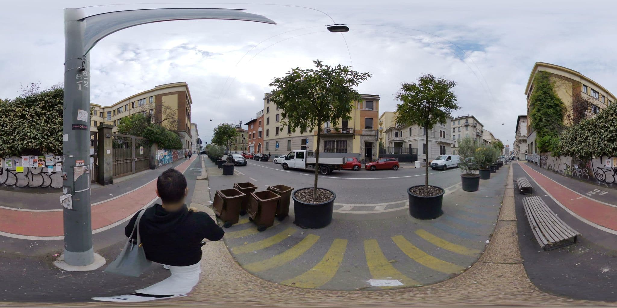 Street view near hostel milano, Brera — © mapconcierge (CC BY-SA · Mapillary)