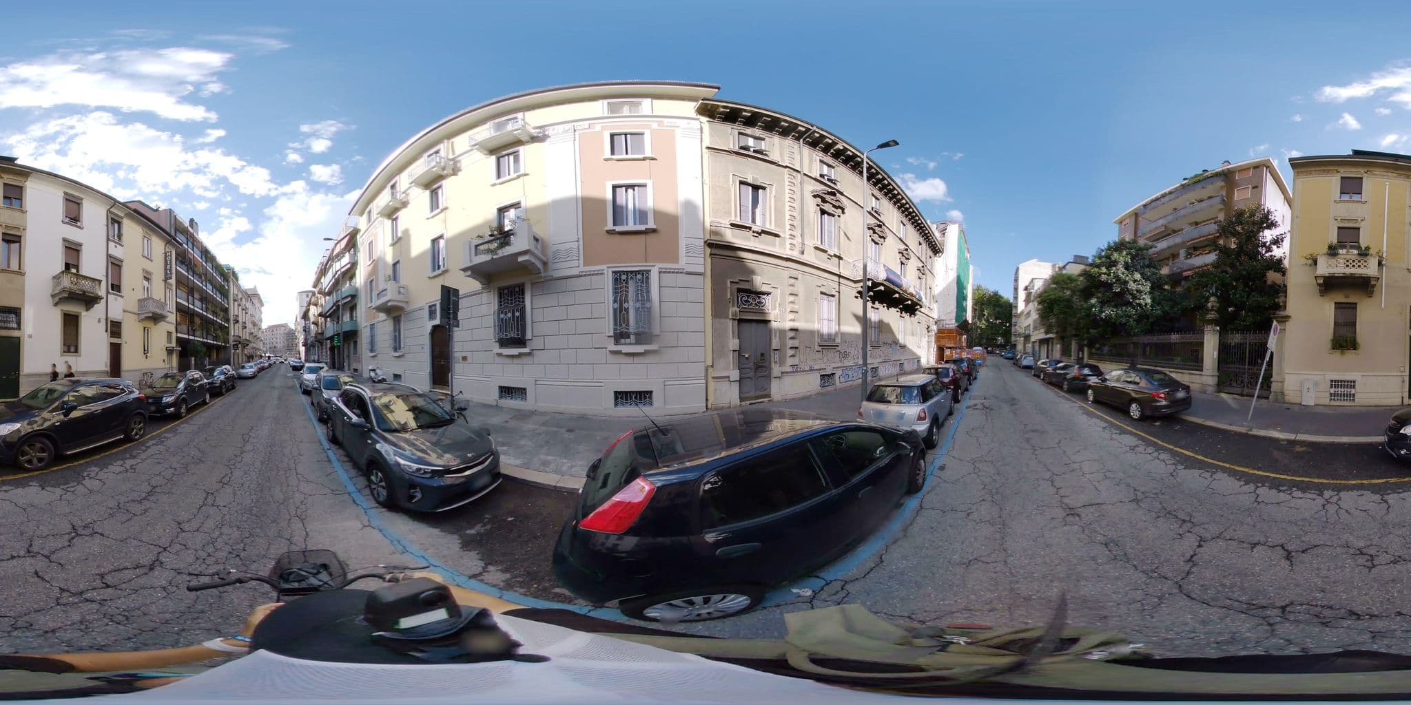 Street view near Hotel Paganini, Brera — © mapconcierge (CC BY-SA · Mapillary)