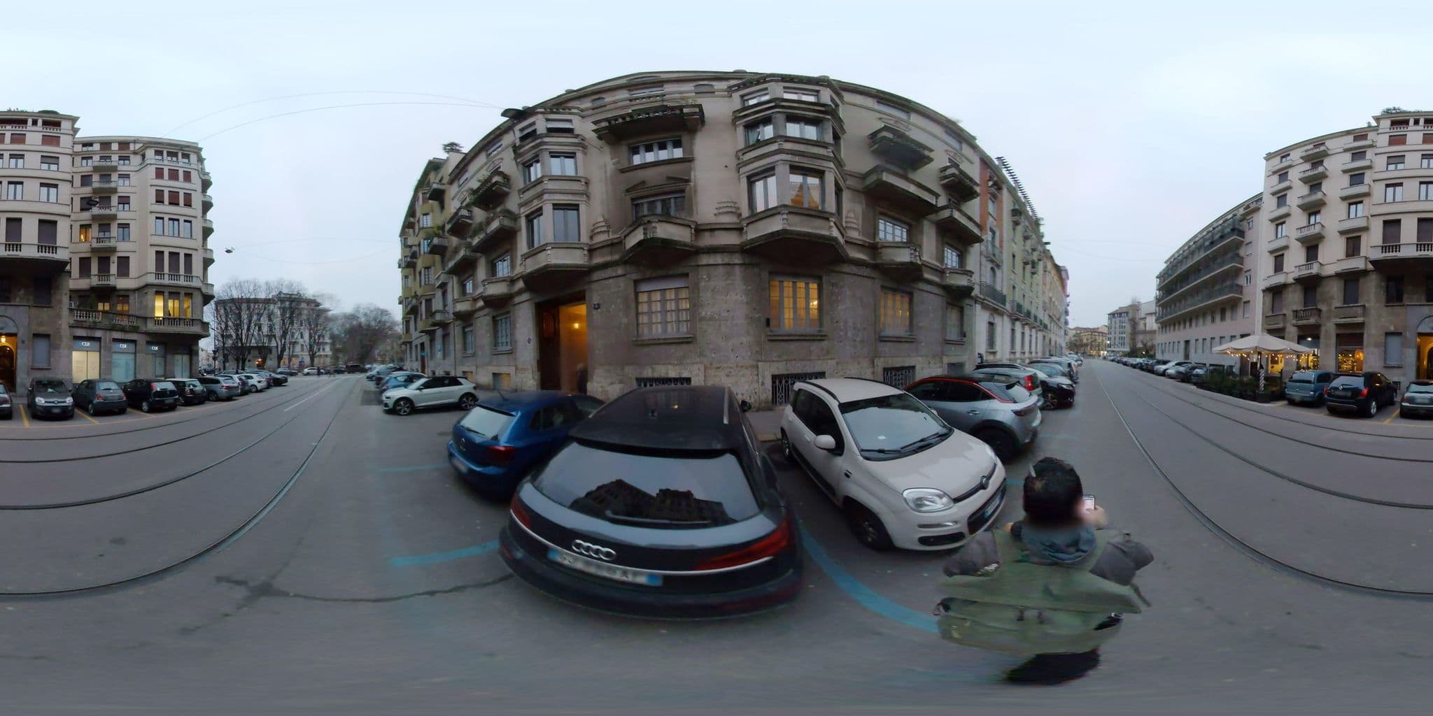 Street view near City Center Best Hostel, Brera — © mapconcierge (CC BY-SA · Mapillary)