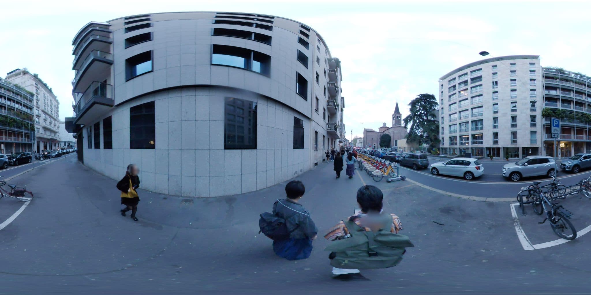 Street view near Cosmo Hotel, Brera — © mapconcierge (CC BY-SA · Mapillary)
