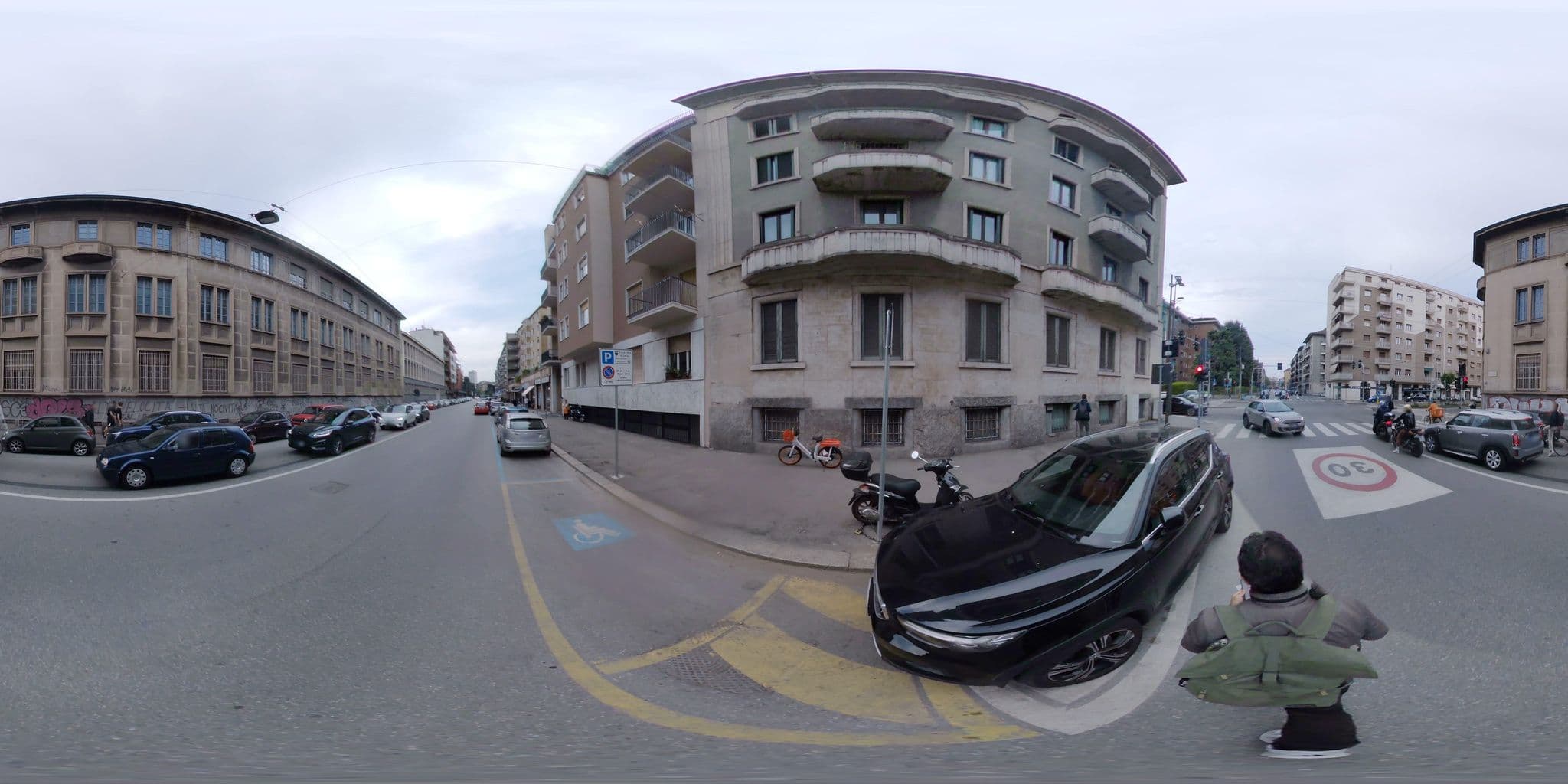 Street view near Design Apartment with private pool exclusive use - Stelvio 21, Chinatown — © mapconcierge (CC BY-SA · Mapillary)