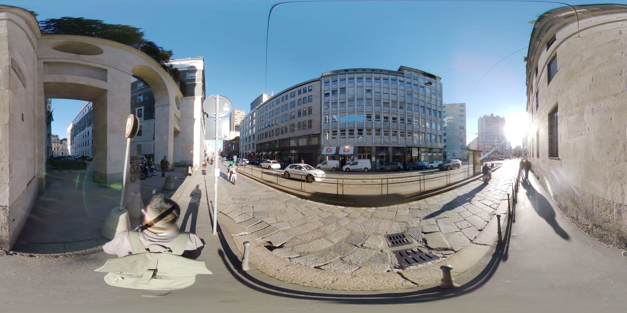 Street view near Consolato Francia, Brera — © mapconcierge (CC BY-SA · Mapillary)