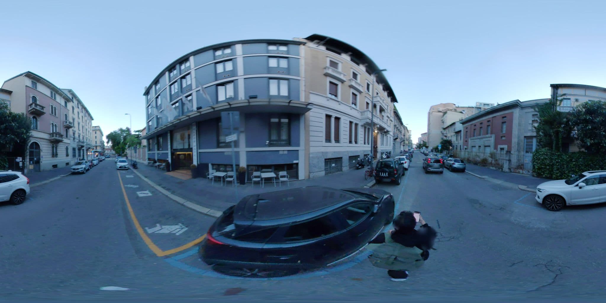 Street view near Zefiro Hotel Milan, Milan — © mapconcierge (CC BY-SA · Mapillary)