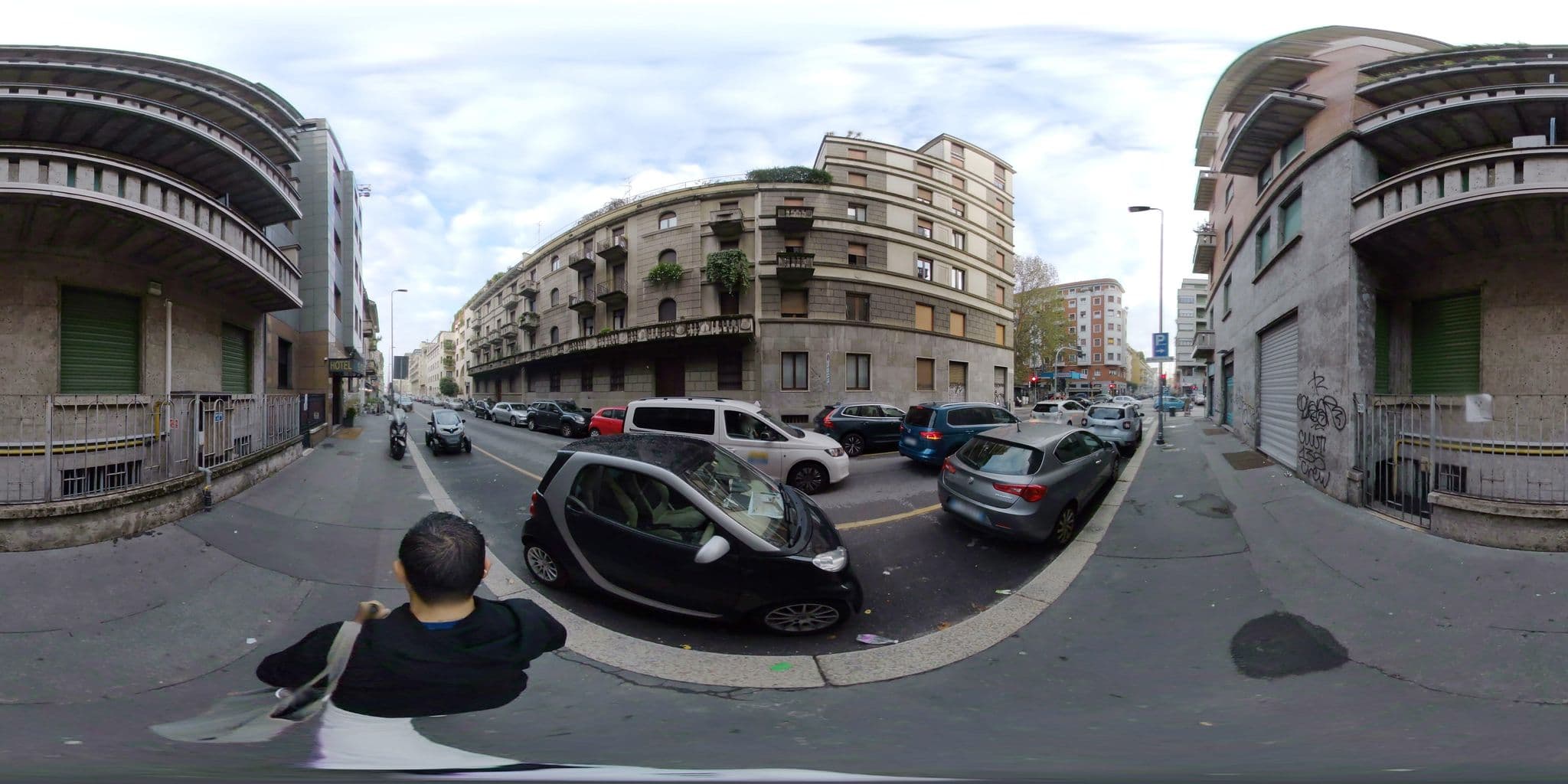 Street view near Mela Blu, Brera — © mapconcierge (CC BY-SA · Mapillary)