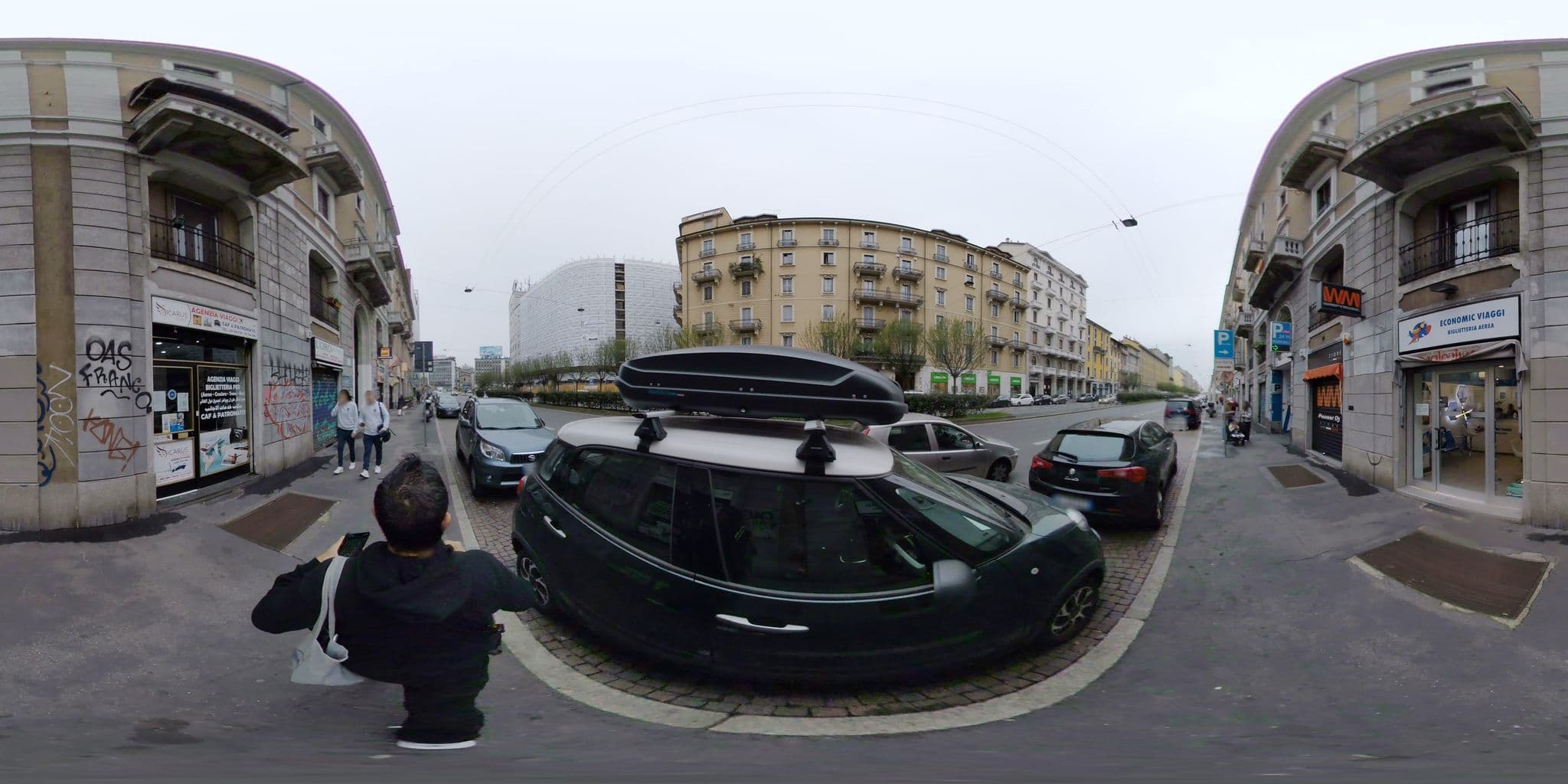 Street view near B&B Terrazza Baires - in heart of Milan, Brera — © mapconcierge (CC BY-SA · Mapillary)