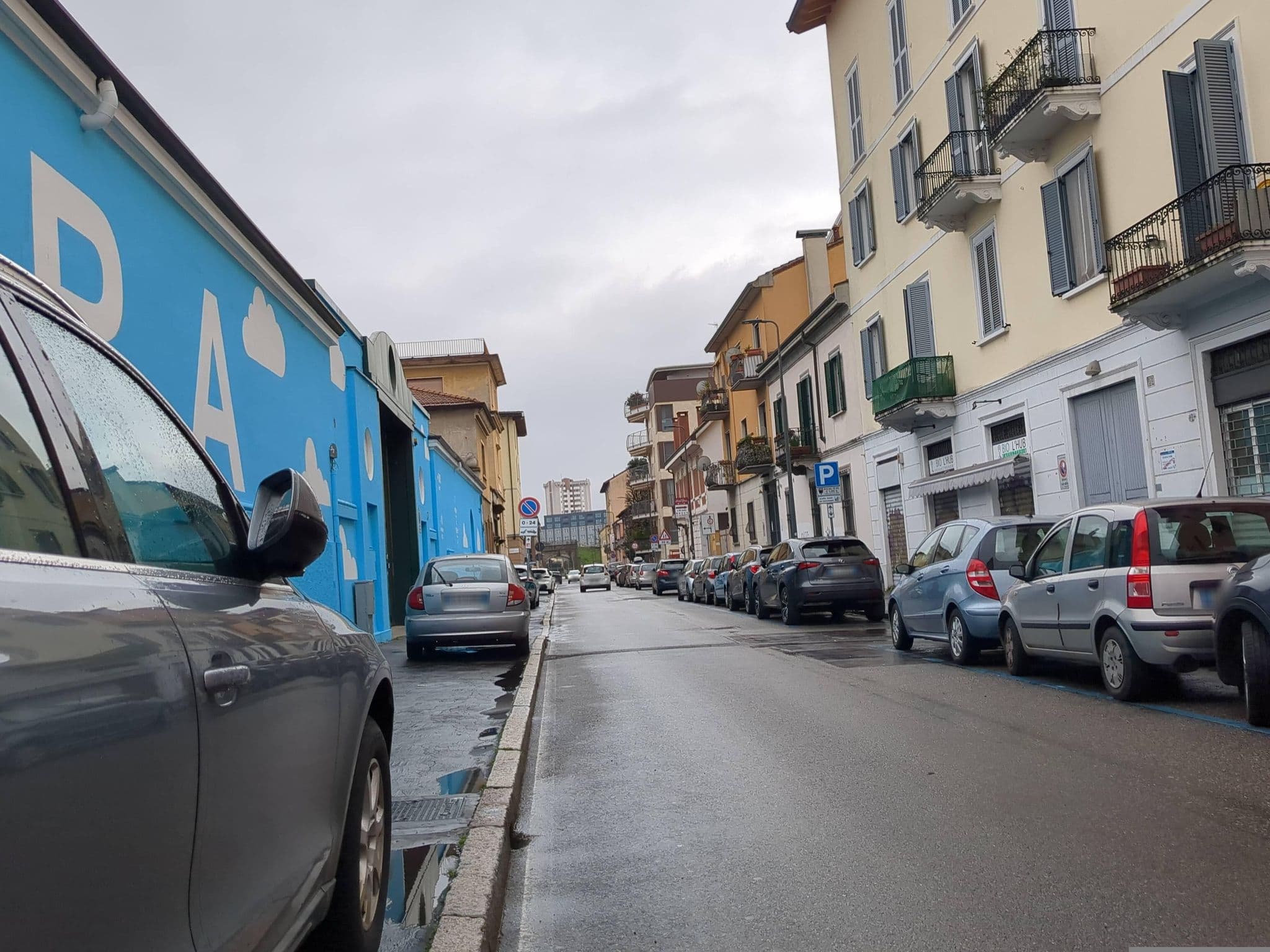 Street view near Spazio Luna, Sesto San Giovanni — © jacopofar (CC BY-SA · Mapillary)