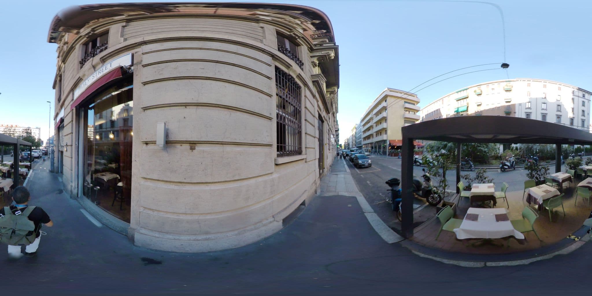 Street view near Room Inn, Brera — © mapconcierge (CC BY-SA · Mapillary)