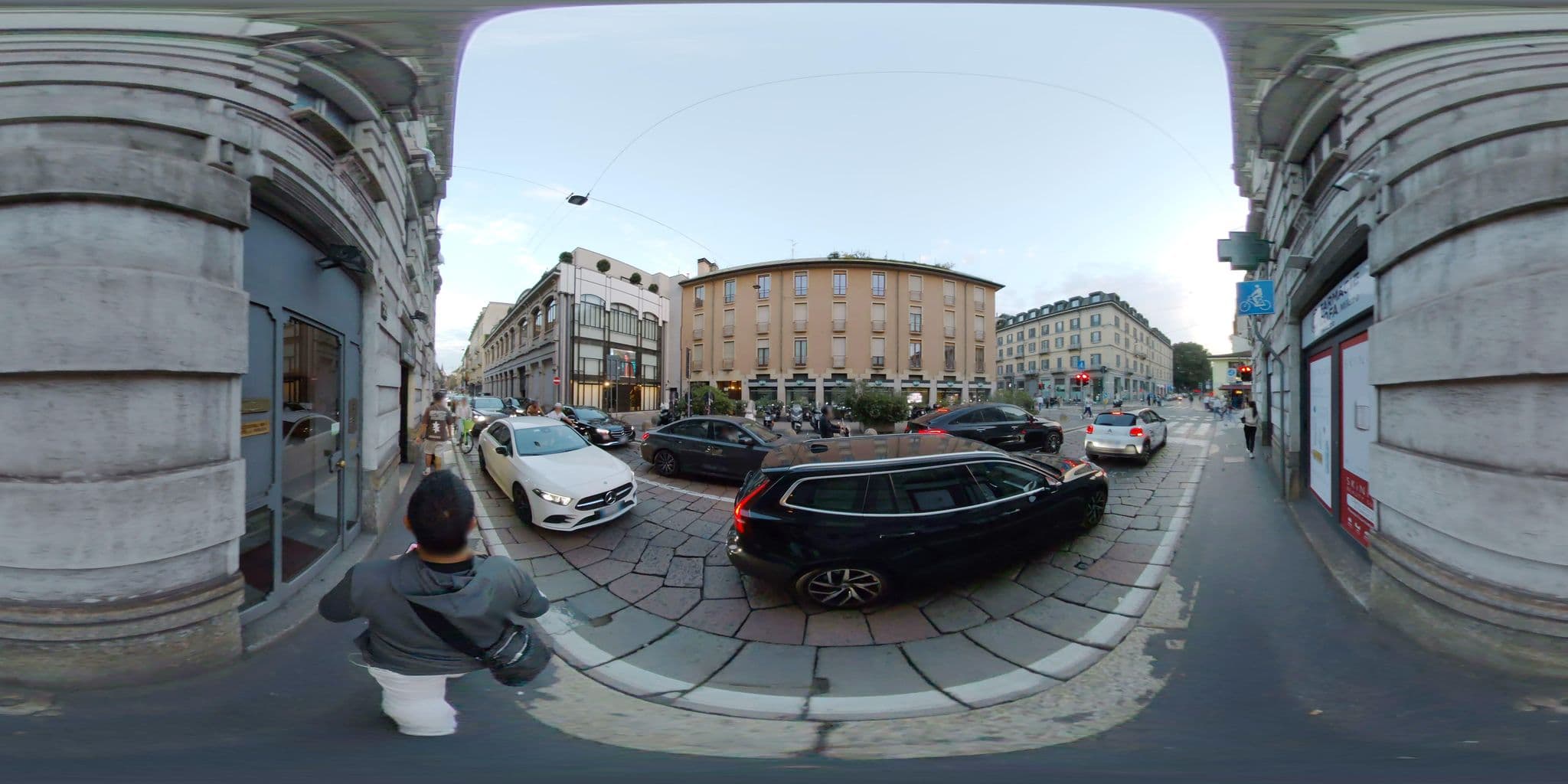 Street view near Italianway Apartments - Pontaccio, Brera — © mapconcierge (CC BY-SA · Mapillary)