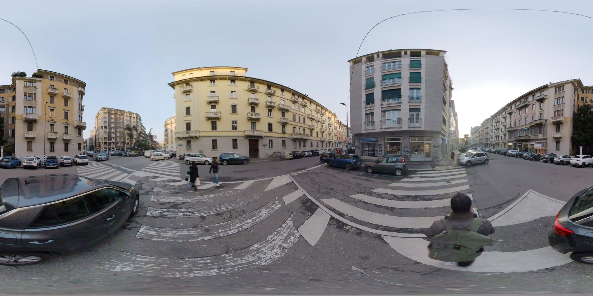 Street view near Bronzino House, Brera — © mapconcierge (CC BY-SA · Mapillary)