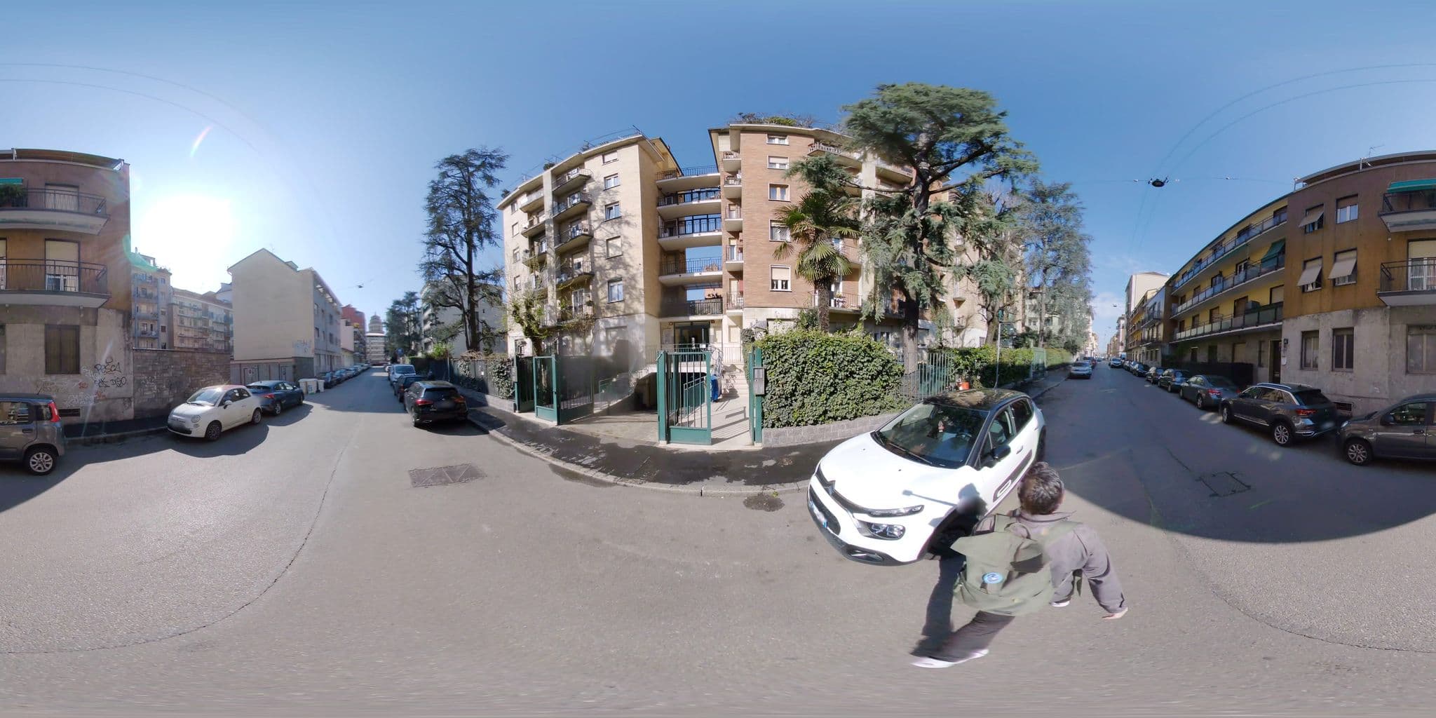 Street view near iH AprtHotels Milano Argonne Park, Milan — © mapconcierge (CC BY-SA · Mapillary)