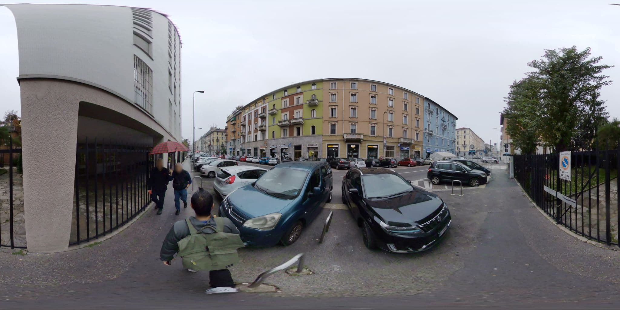 Street view near B&B Cavaliere, Brera — © mapconcierge (CC BY-SA · Mapillary)