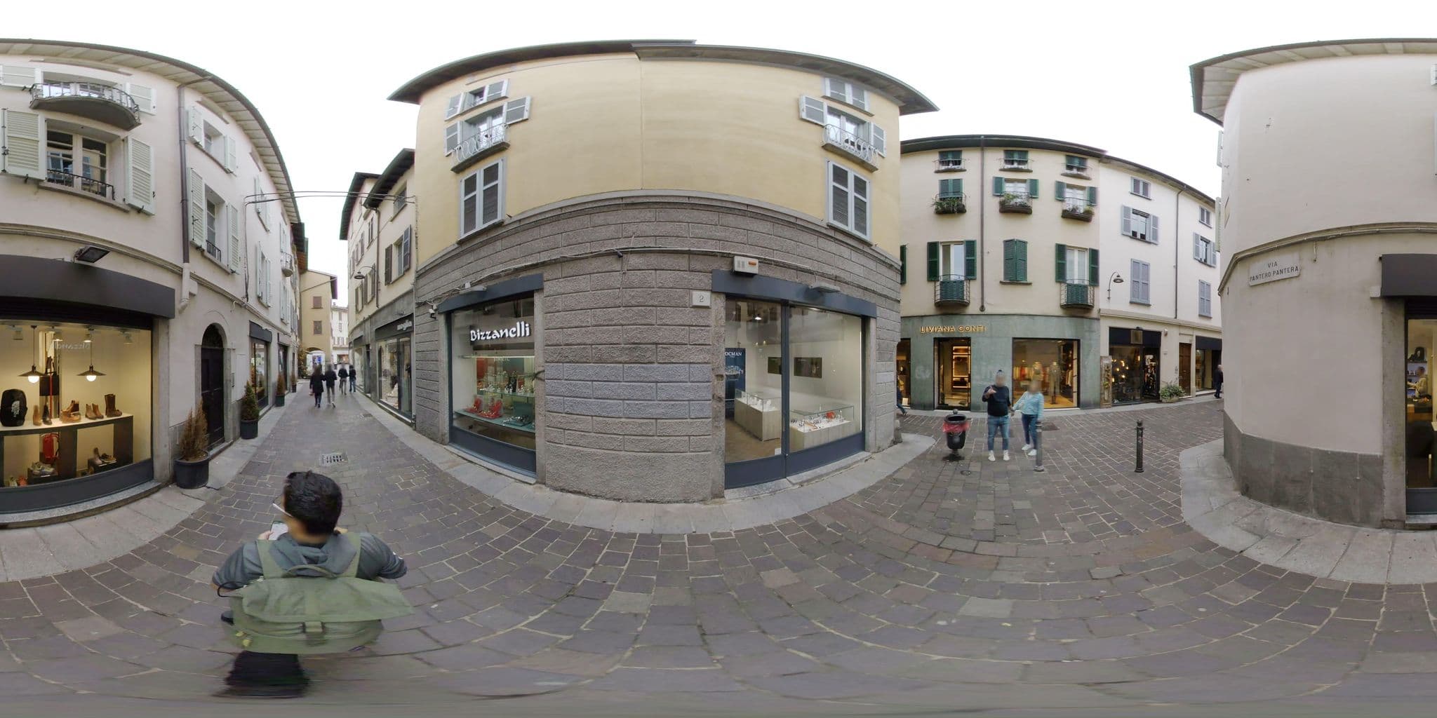 Street view near La Casa di Chicca, Como — © mapconcierge (CC BY-SA · Mapillary)
