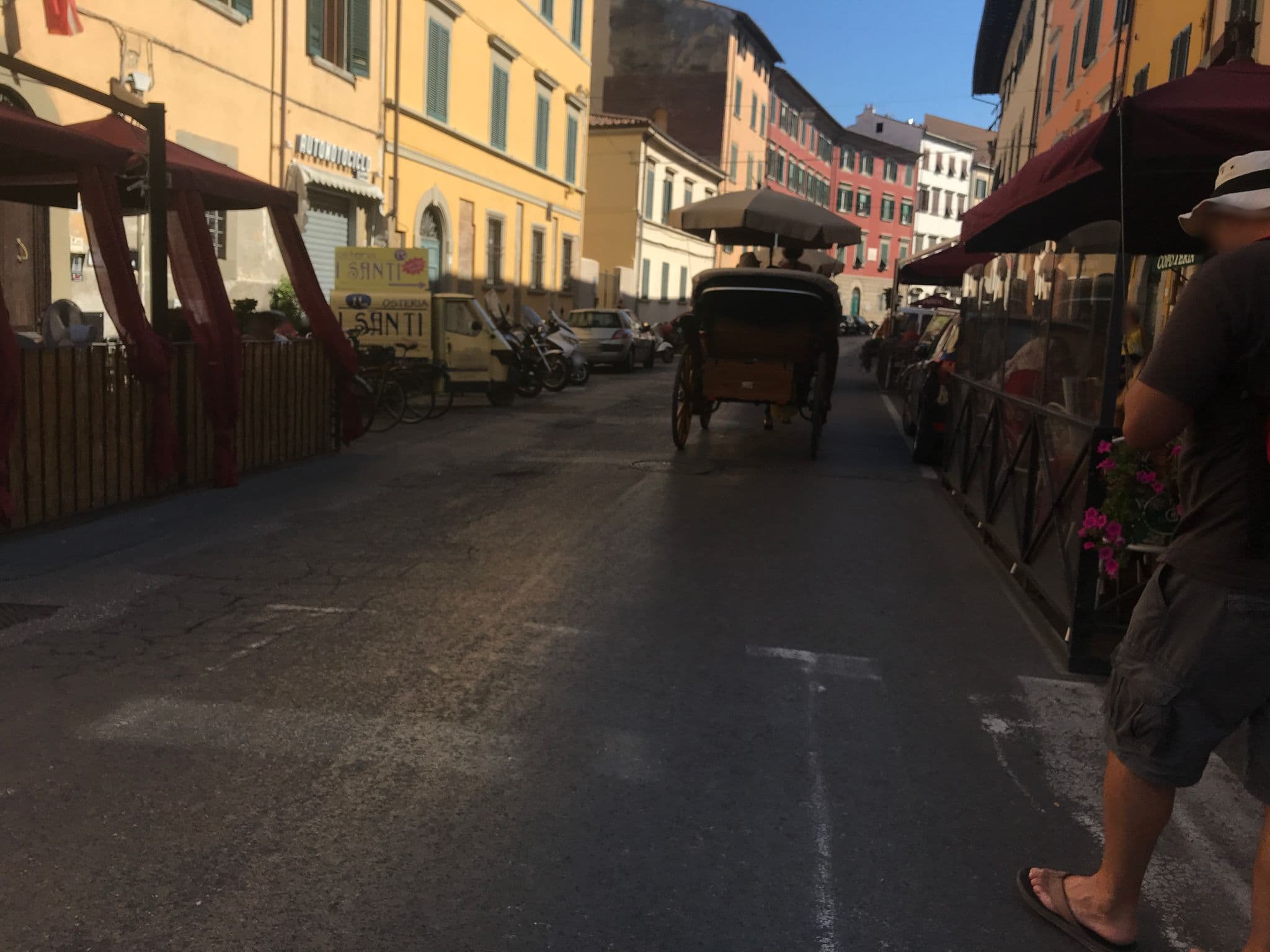 Street view near Time Out, Pisa — © asturksever (CC BY-SA · Mapillary)