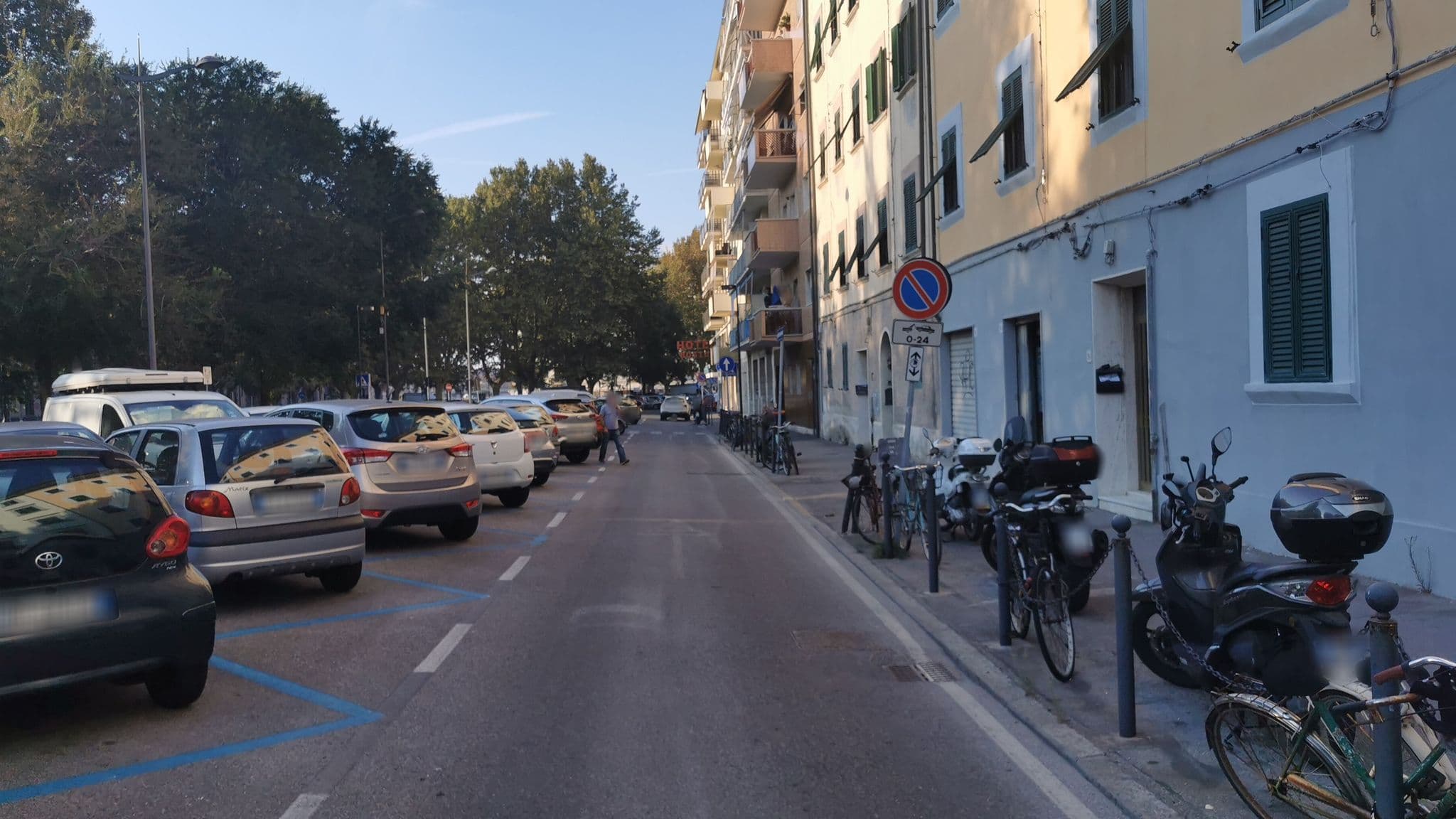 Street view near La casa dello zio, Livorno — © federicodebetto (CC BY-SA · Mapillary)