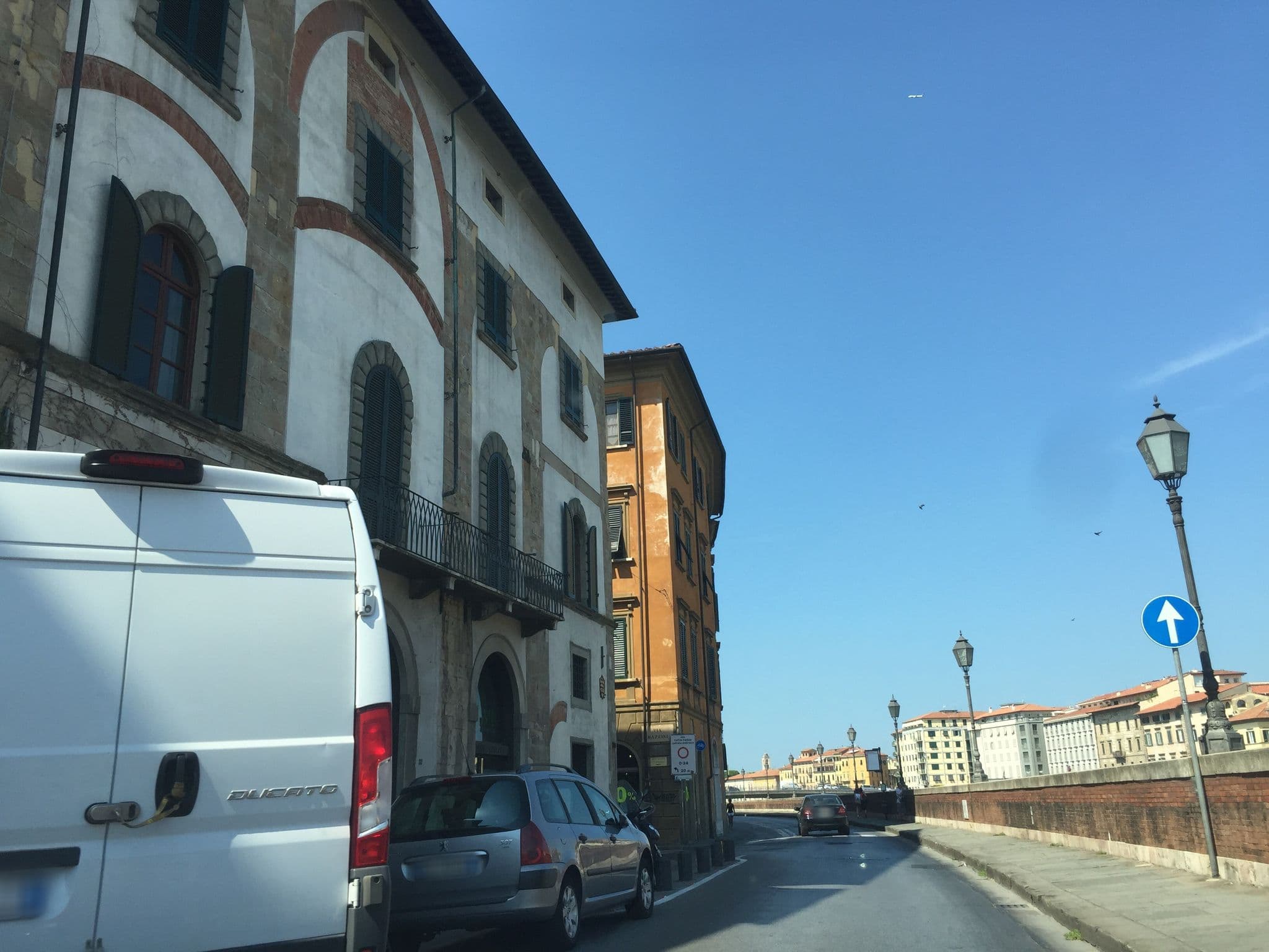 Street view near Gambacorti Suite, Pisa — © mapillary_service (CC BY-SA · Mapillary)