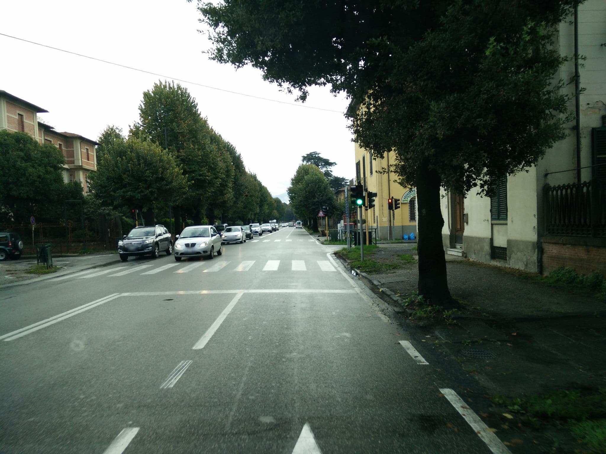 Street view near Principe Calaf, Lucca — © joostjakob (CC BY-SA · Mapillary)