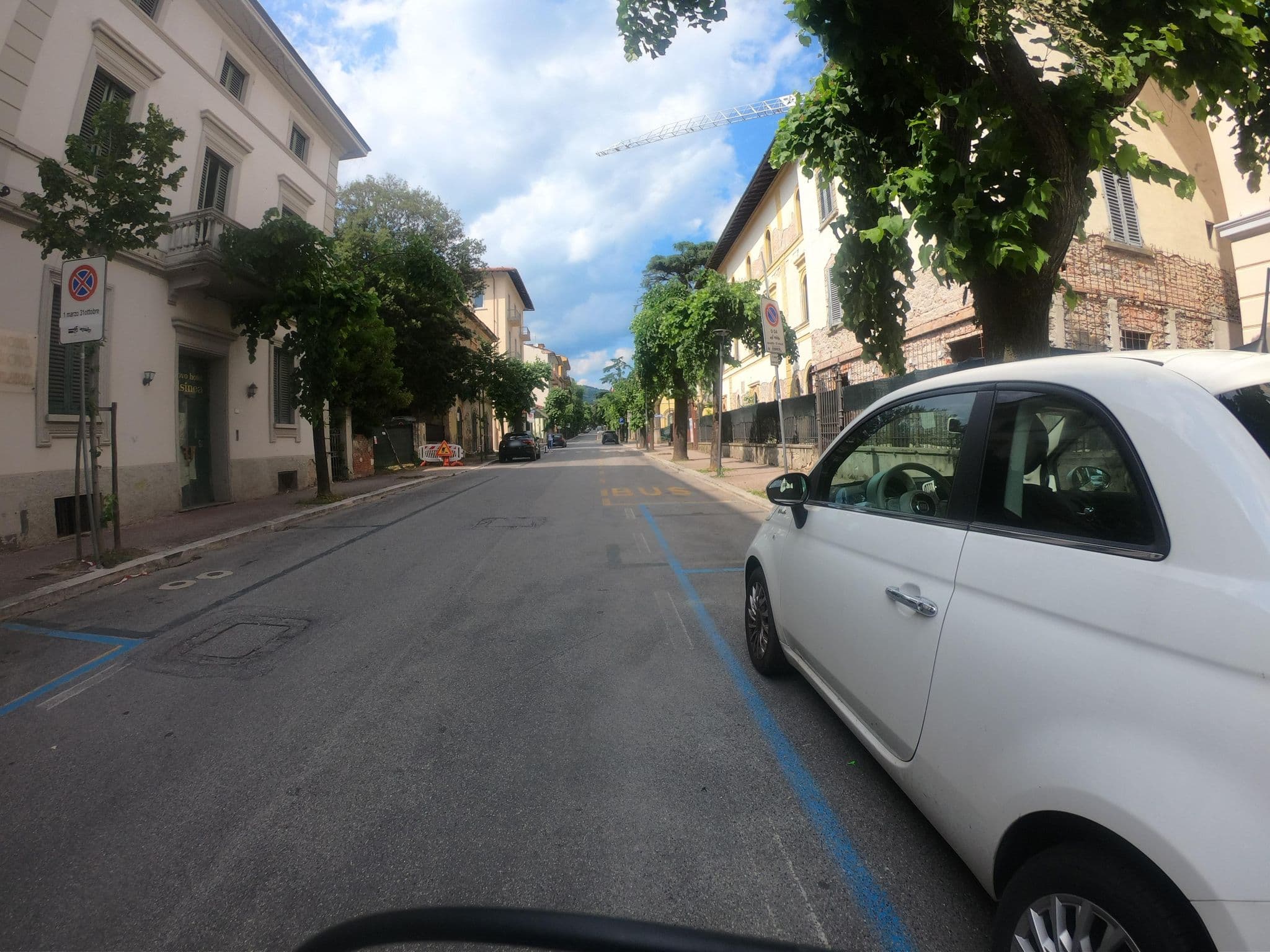 Street view near Nuovo Hotel Felsinea, Montecatini-Terme — © pbb (CC BY-SA · Mapillary)
